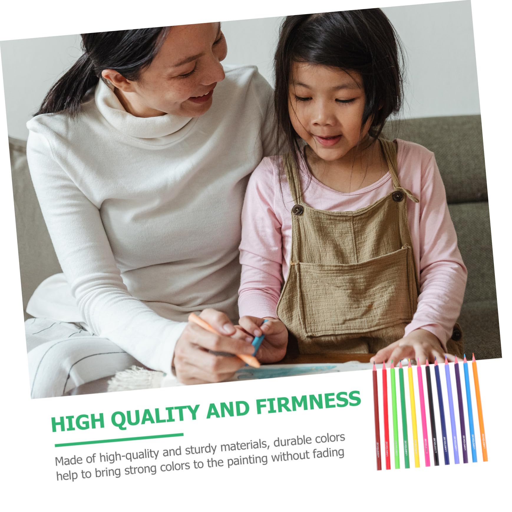 VILLFUL 12/24/36 Pack Professional Colored Pencils for Artists - Vibrant Wooden Drawing Pencils with Smooth Shading - Perfect for Sketching, Coloring Books & Adult Art Therapy