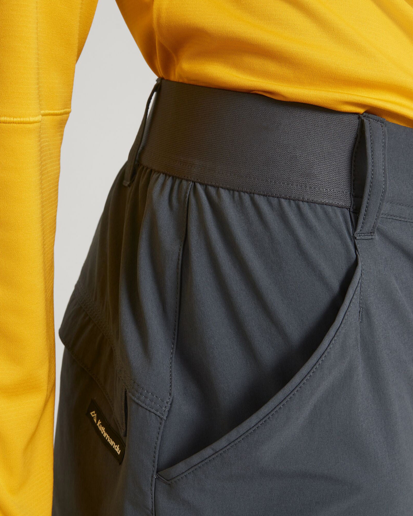 Men's ULT Hike Pants - Lightweight Quick-Dry Hiking Trousers in Graphite Color for Outdoor Adventures & Trail Running