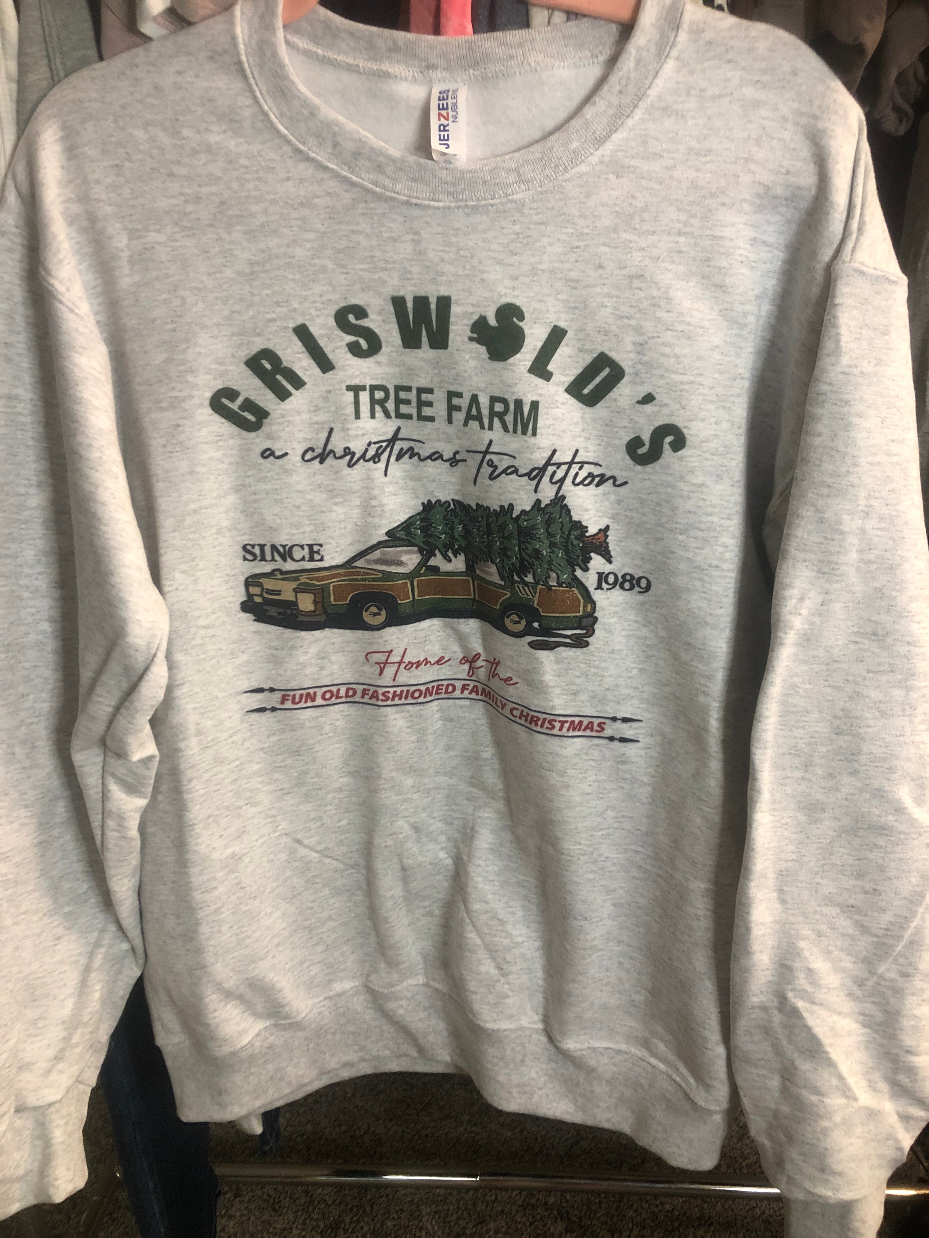 Griswold's Christmas Sweater - Cozy Grey Holiday Pullover for Family Gatherings & Ugly Christmas Parties