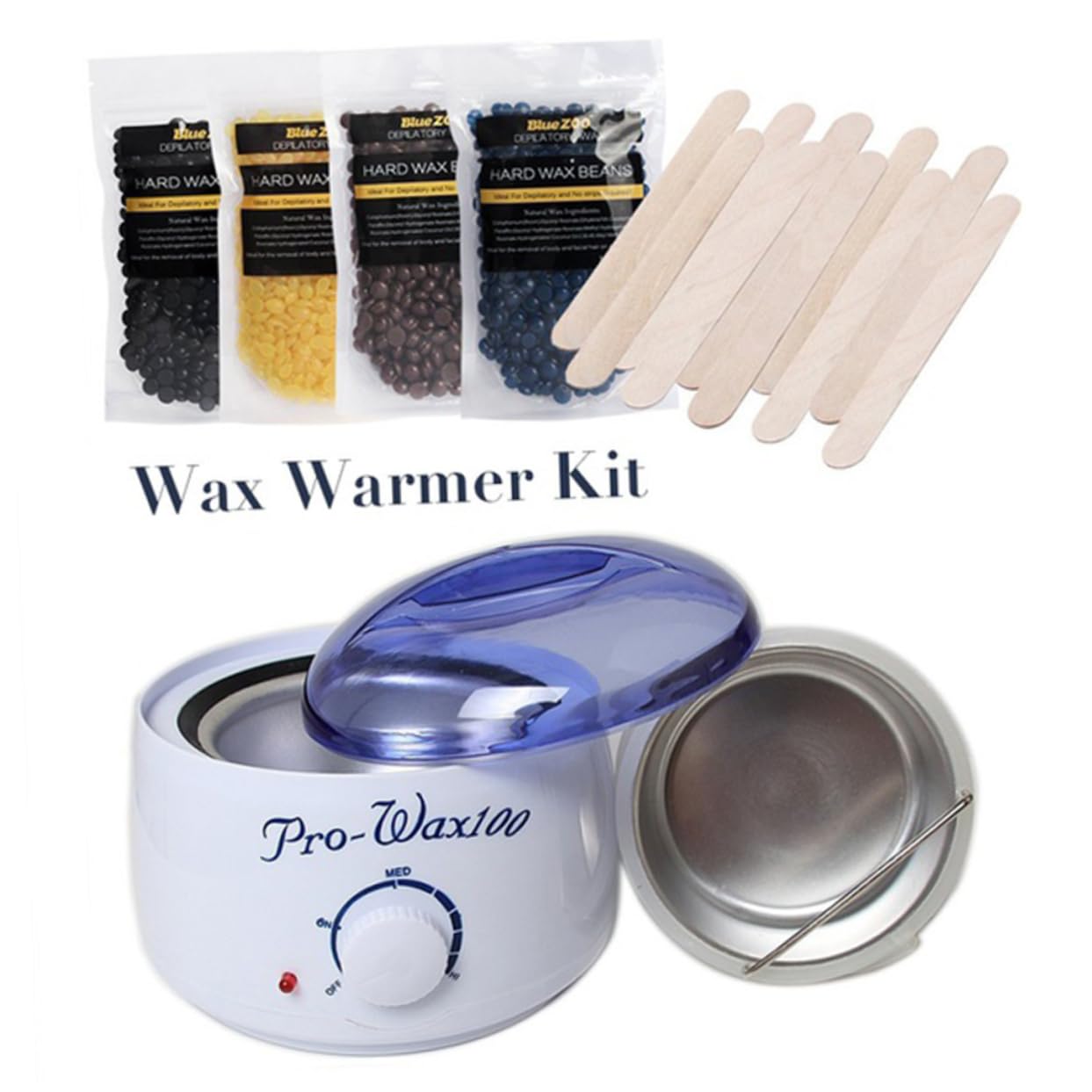 100pcs Disposable Wax Spatulas - Professional Wooden Waxing Tools for Eyebrows, Face & Body - Perfect for Salon, Spa & Home Use