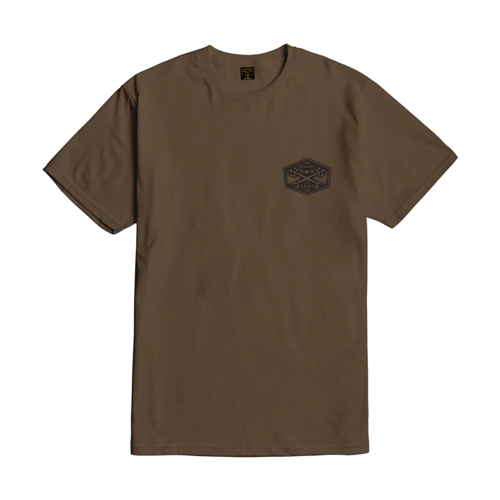 Dark Seas Progressive Gravel Men's Short Sleeve T-Shirt - Coyote Brown | Outdoor Adventure & Casual Wear