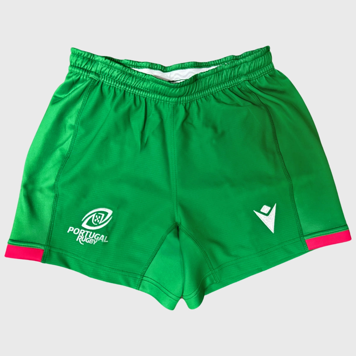 Portugal Men's Away Rugby Shorts 2024/25 - Macron Official Jersey - Breathable & Lightweight for Rugby Training & Match