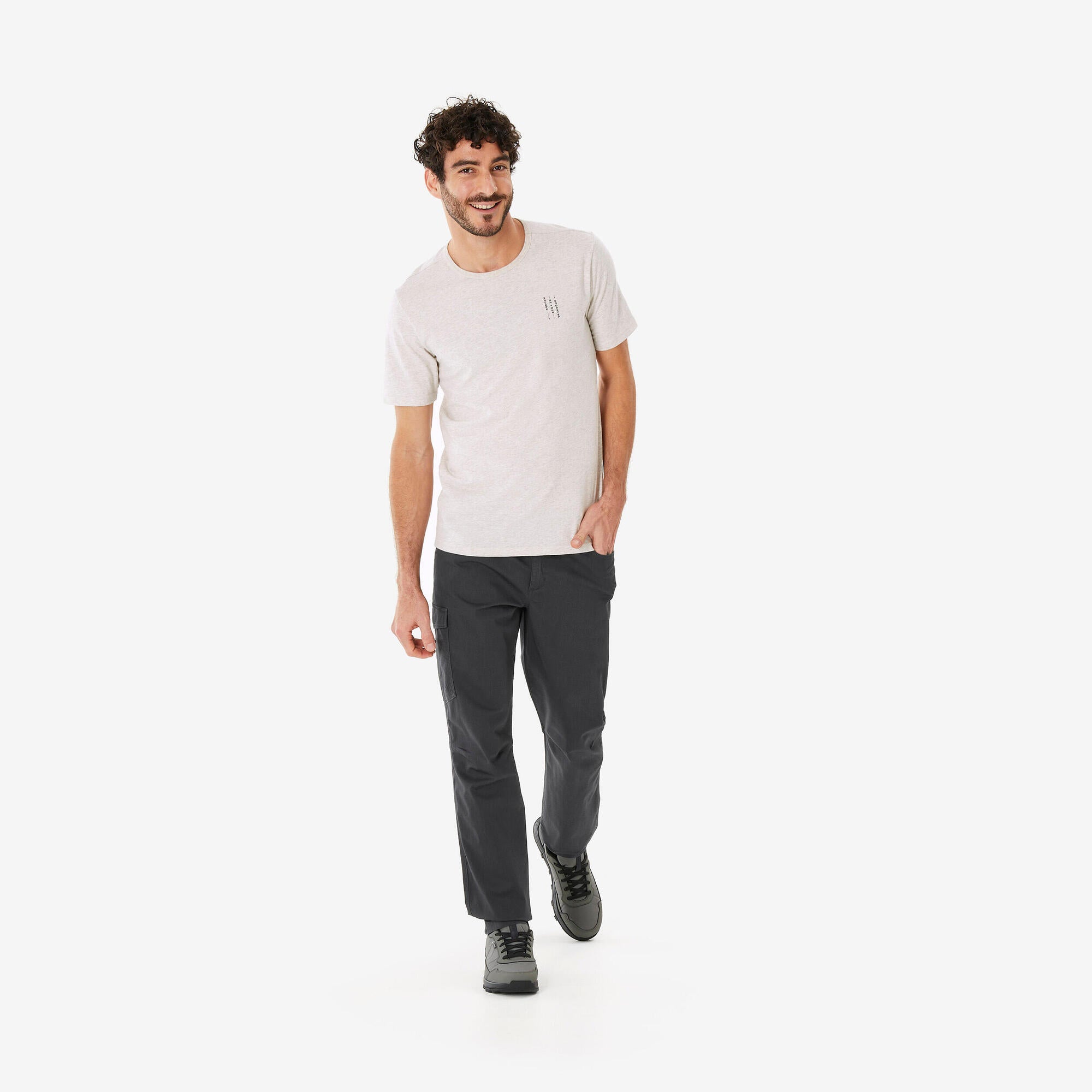 Quechua NH100 Men's Hiking Pants - Lightweight Quick-Dry Outdoor Trekking Trousers for Camping & Mountain Climbing