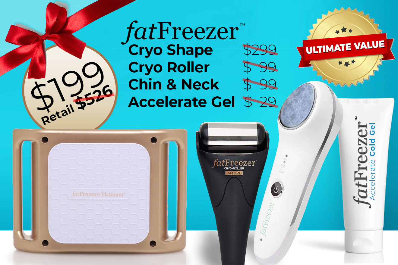 Fat Freezer Platinum & Cryo Christmas Bundle – Professional Fat Freezing & Cryotherapy Kit for Body Sculpting, Skin Tightening, and Pain Relief | Perfect for Home Spa, Beauty Clinics, and Post-Workout Recovery