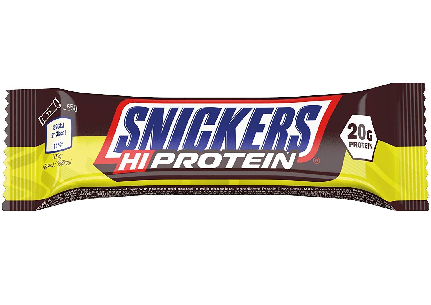 Snickers Protein Bars - 18 Pack | High Protein Snack for Energy & Muscle Recovery | Perfect for Workouts, Hiking & On-the-Go Nutrition