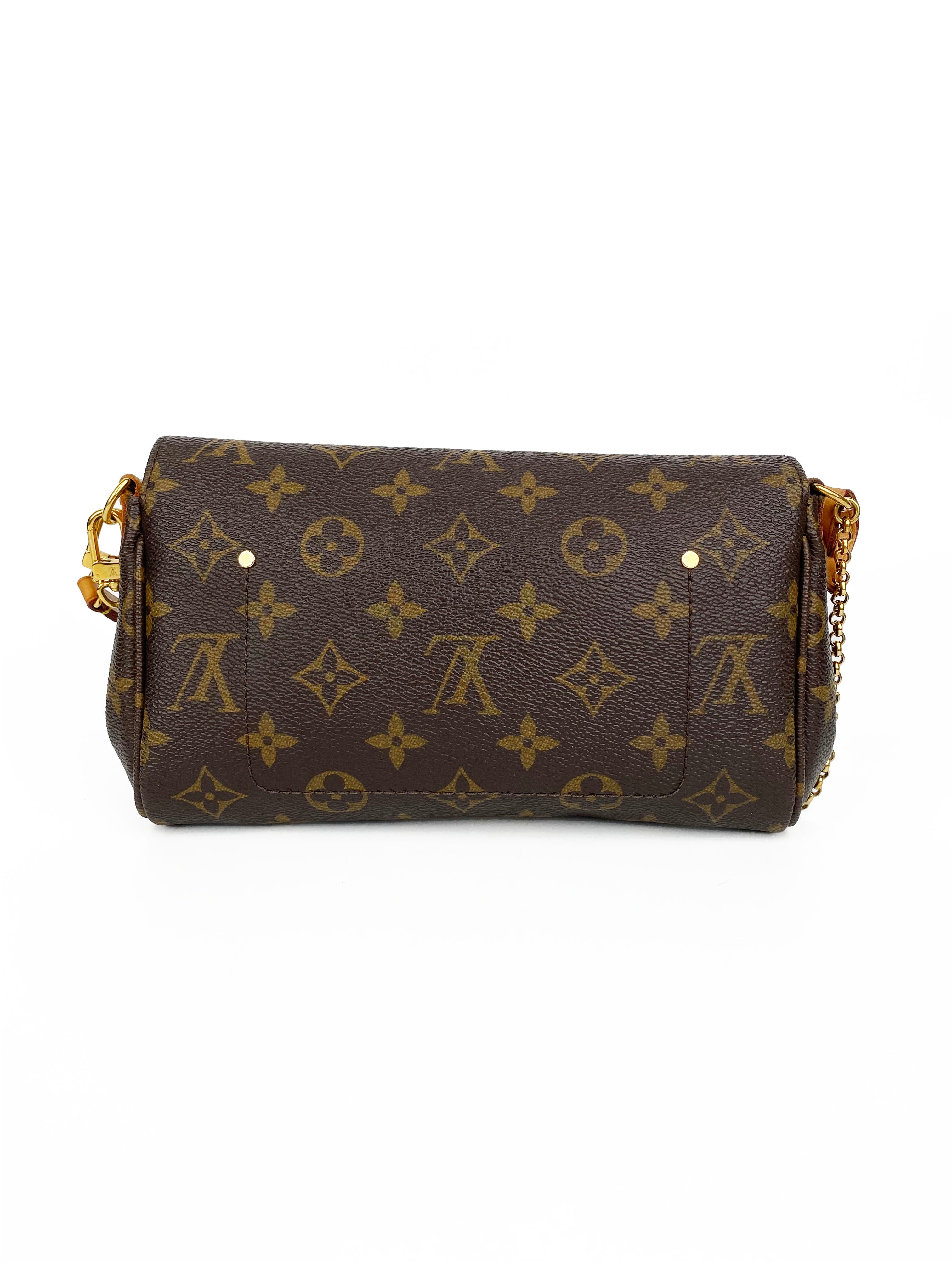 Authentic Louis Vuitton Favourite PM Crossbody Bag - Luxury Monogram Canvas Handbag for Women | Perfect for Date Night, Shopping & Travel Accessories