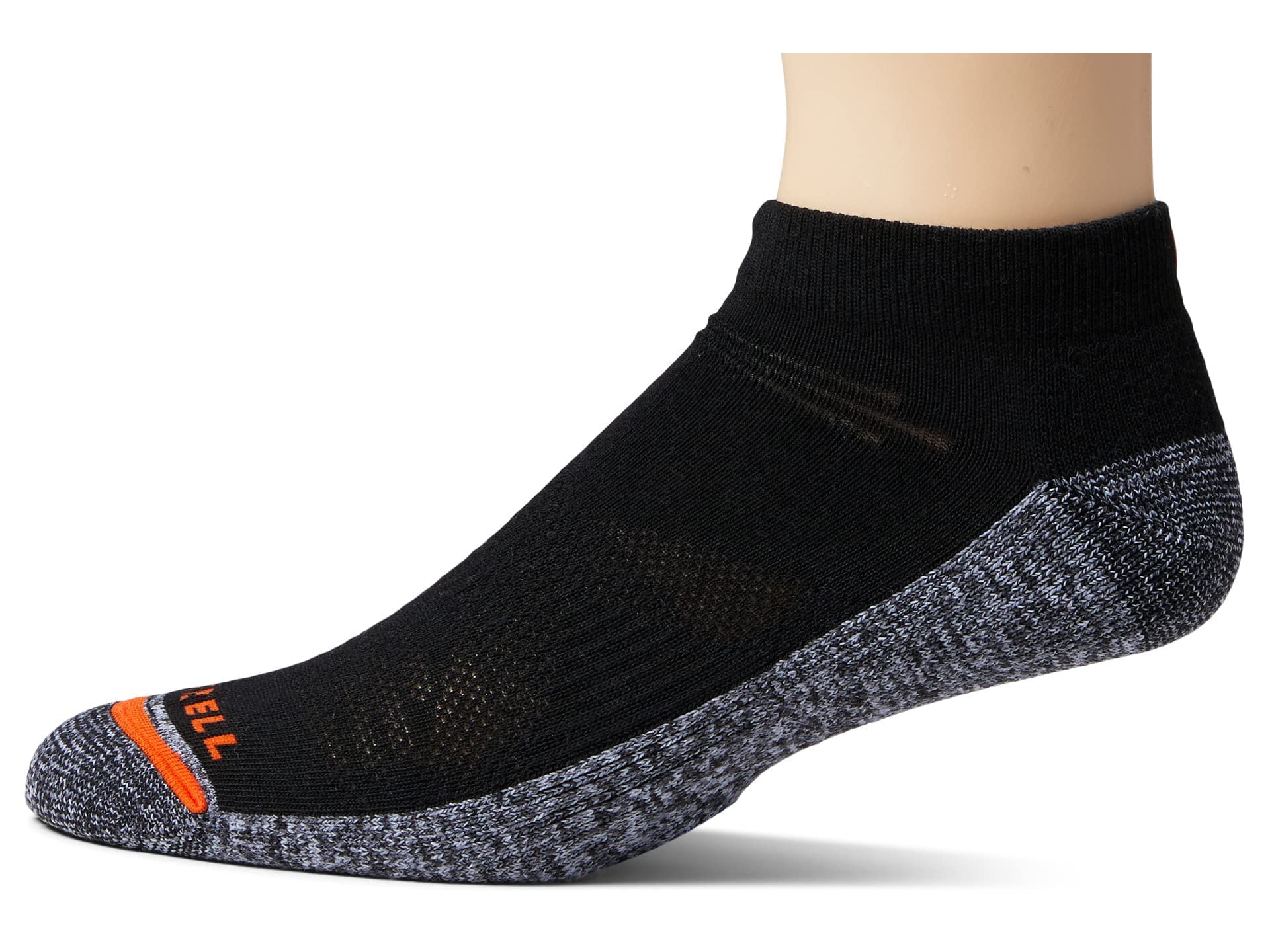 Merrell Men's & Women's Lightweight Work Socks - 3 Pack Unisex Hiking & Outdoor Socks with Repreve® Recycled Fiber & Reinforced Heel/Toe for All-Day Comfort