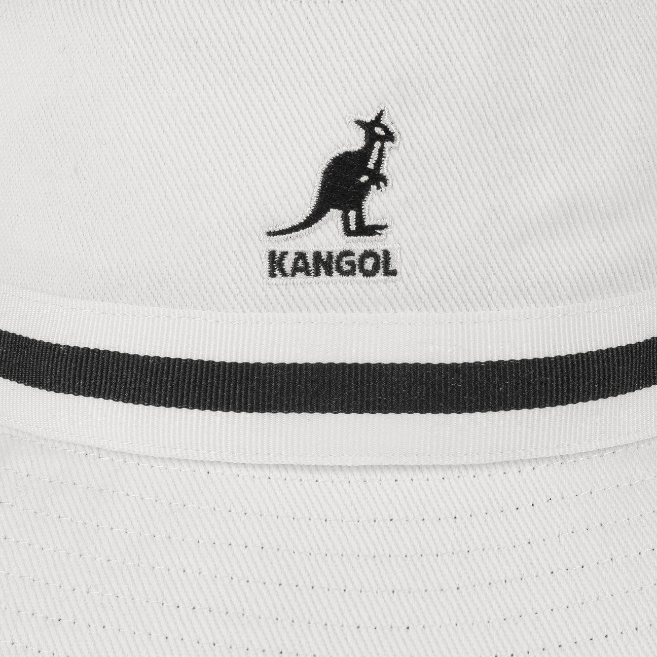 Kangol Stripe Lahinch Cotton Bucket Hat for Men & Women - Stylish Summer Sun Hat for Outdoor, Beach, and Travel