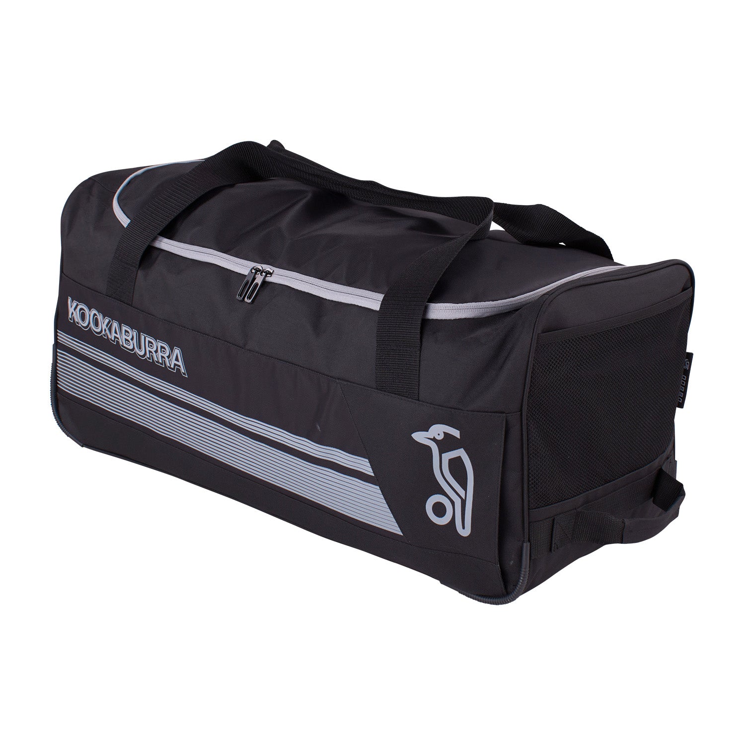Kookaburra 9500 Wheelie Bag - Black/Grey Cricket Equipment Bag 2024 - Perfect for Cricket Matches, Training & Travel