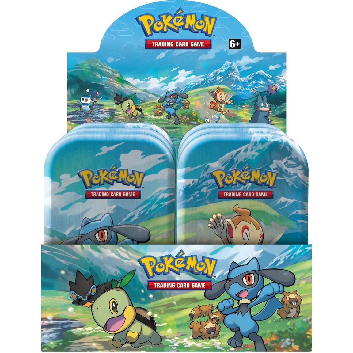 Pokémon Sinnoh Stars Mini Trading Card Tin - Collectible TCG Cards for Battles, Gifts & Display