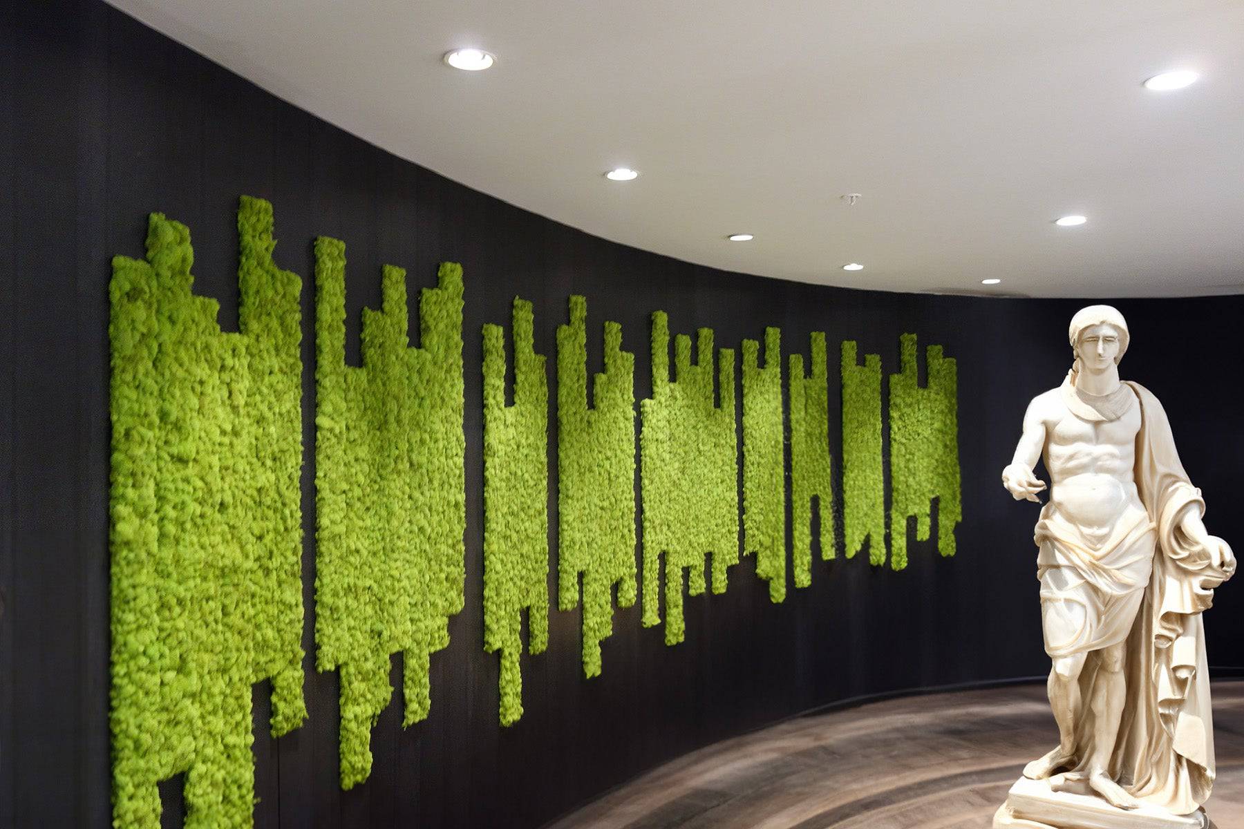 Preserved Moss Wall Panels - Natural Green Decor for Home & Office | Eco-Friendly Vertical Garden for Living Rooms, Bedrooms & Workspaces