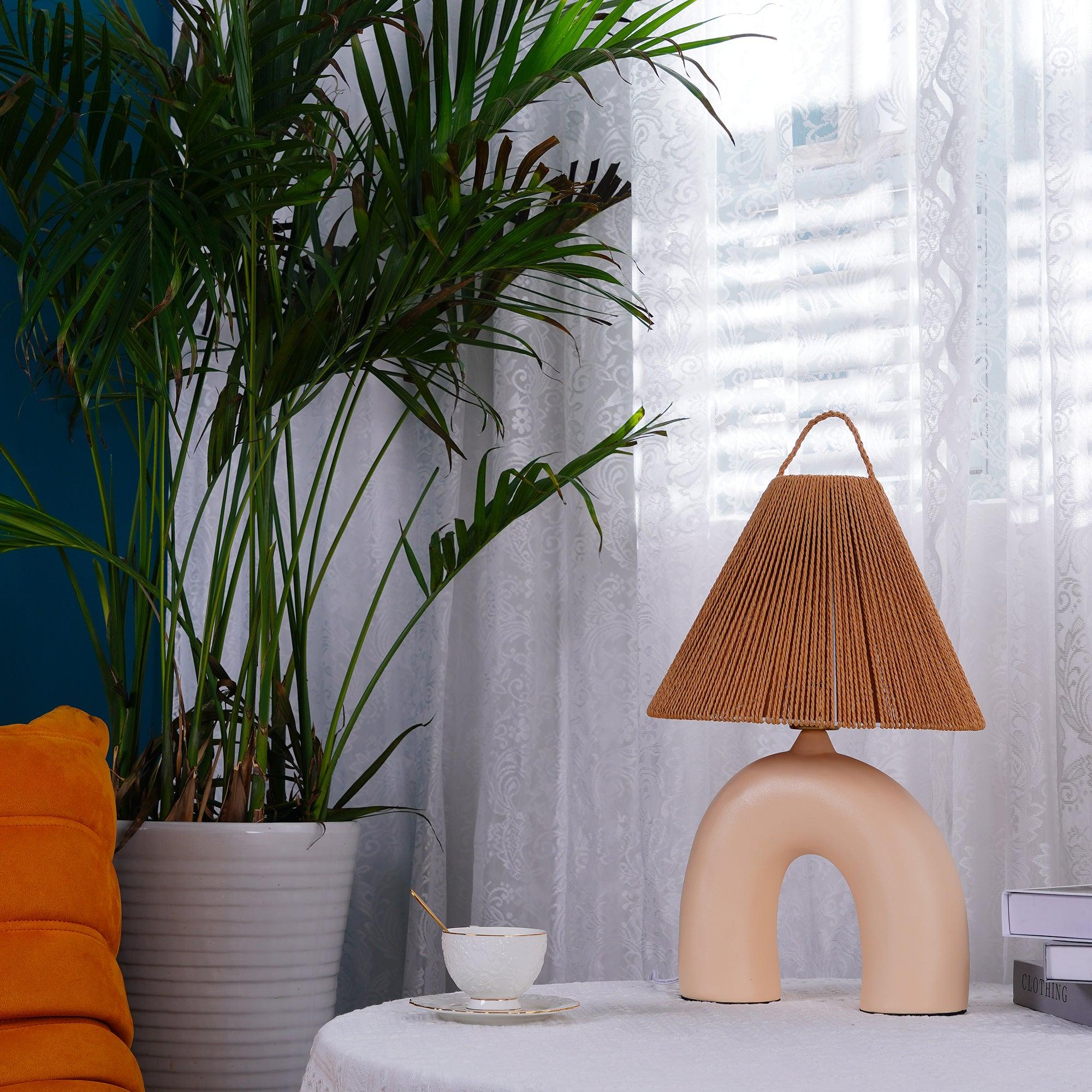 Modern Arched Table Lamp - Adjustable LED Desk Light for Bedroom, Living Room & Office - Stylish Home Decor & Reading Light