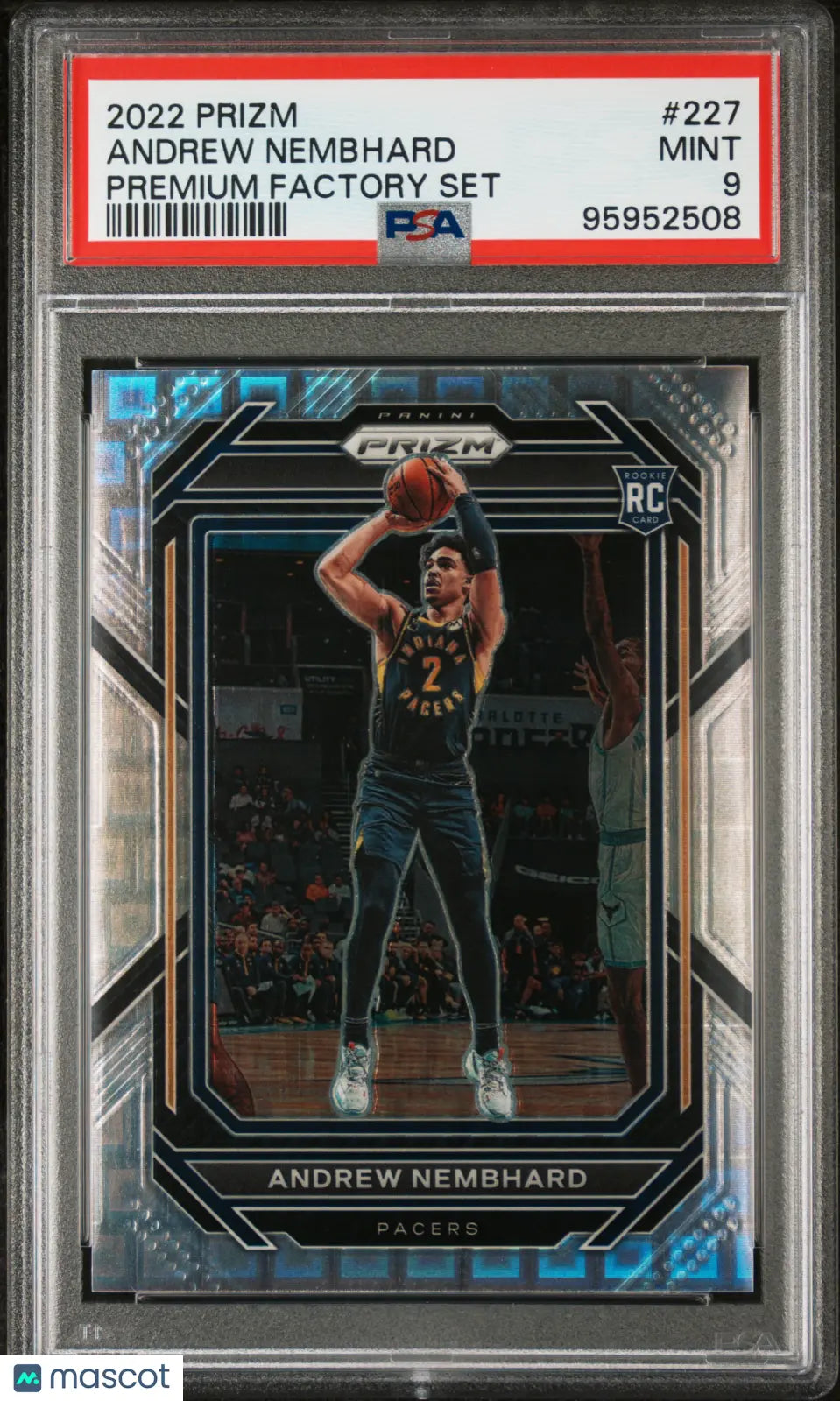 2022 Panini Prizm Andrew Nembhard Rookie Card PSA 9 Gem Mint /150 - Premium Basketball Trading Card Collection for Investors & Collectors, Perfect for Display Cases & Sports Memorabilia Collections