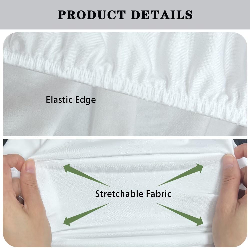 Elastic Anti-Slip Toilet Lid Cover & Tank Cover - Durable Bathroom Accessory Set, Fade & Pilling Resistant, Giraffe Print Design - Perfect for Home, Hotel, and Airbnb Decor