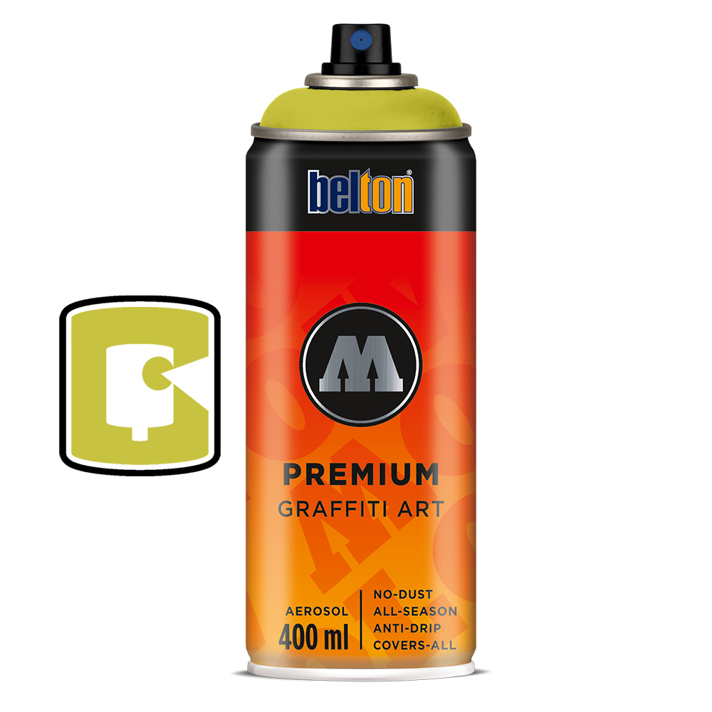 Premium 400ML Molotow Belton Spray Paint for Apple - High-Quality Graffiti & Art Supplies for Artists, DIY Projects, and Custom Designs