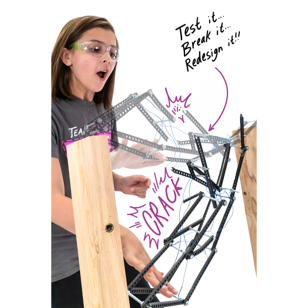 Breaking Bridges STEM Activity Pack - 10 Pack for Kids Classroom Science Experiments & Team Building Games