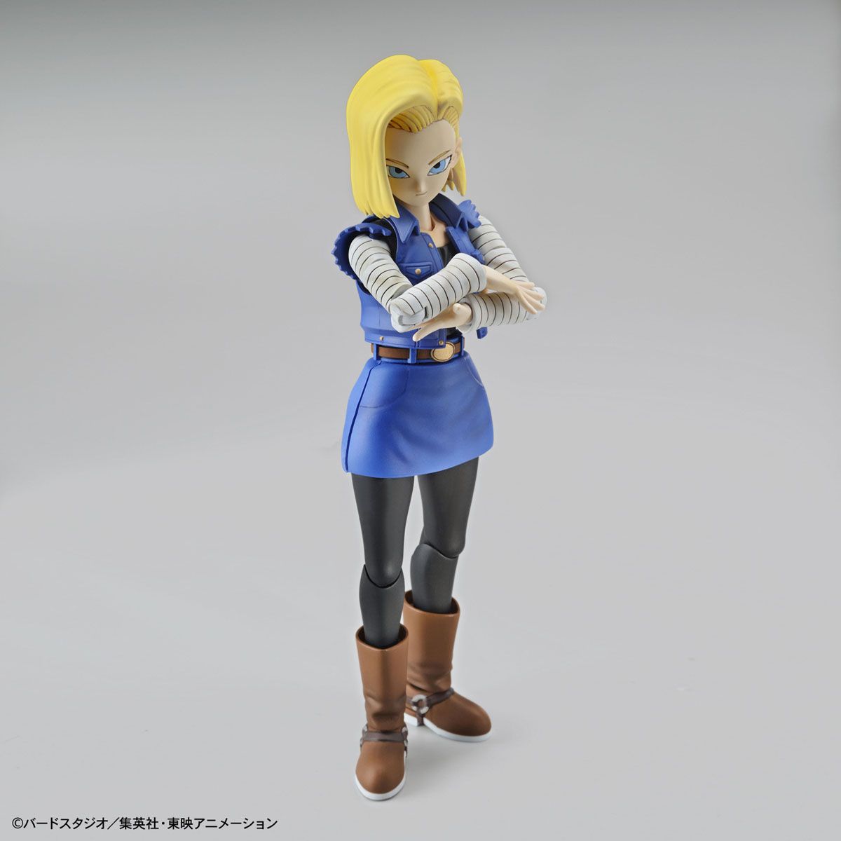 Figure Rise Standard Dragon Ball Z Android 18 Plastic Model Kit - Buildable Anime Action Figure for Collectors & Fans - Perfect for Display, Gifts & Cosplay Props