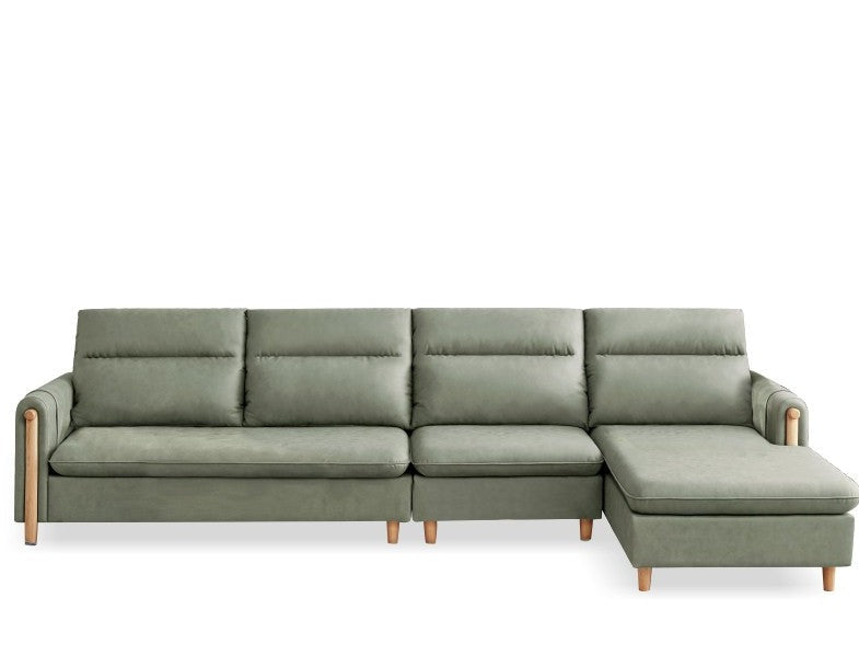 Premium Oak Solid Wood Luxury Fabric Sofa - Elegant & Durable Living Room Furniture for Home & Office Decor