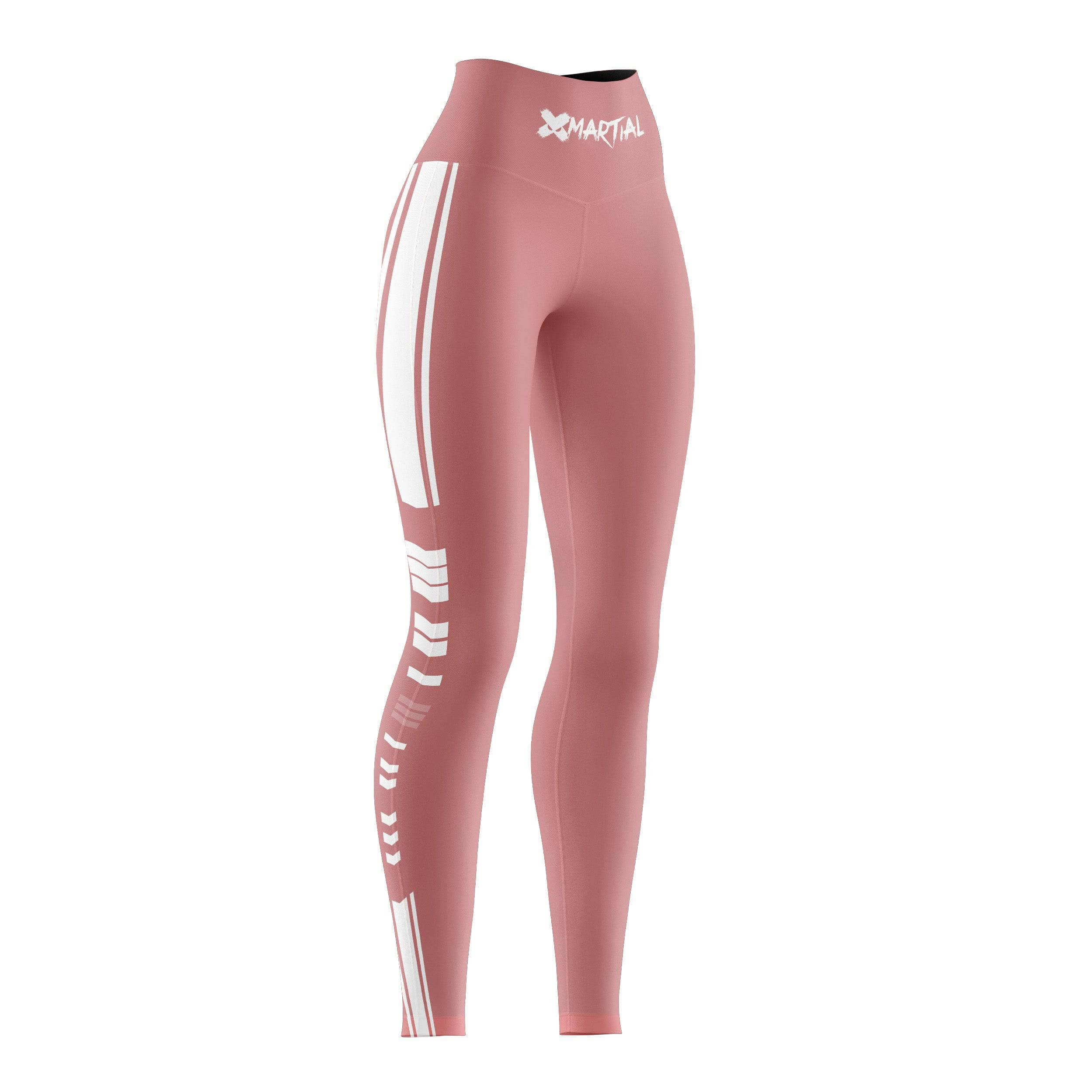 Stylish Pink Women's BJJ Spats - High Waist Yoga Leggings for Brazilian Jiu-Jitsu, MMA & Workout - Perfect for Training, Gym & Martial Arts
