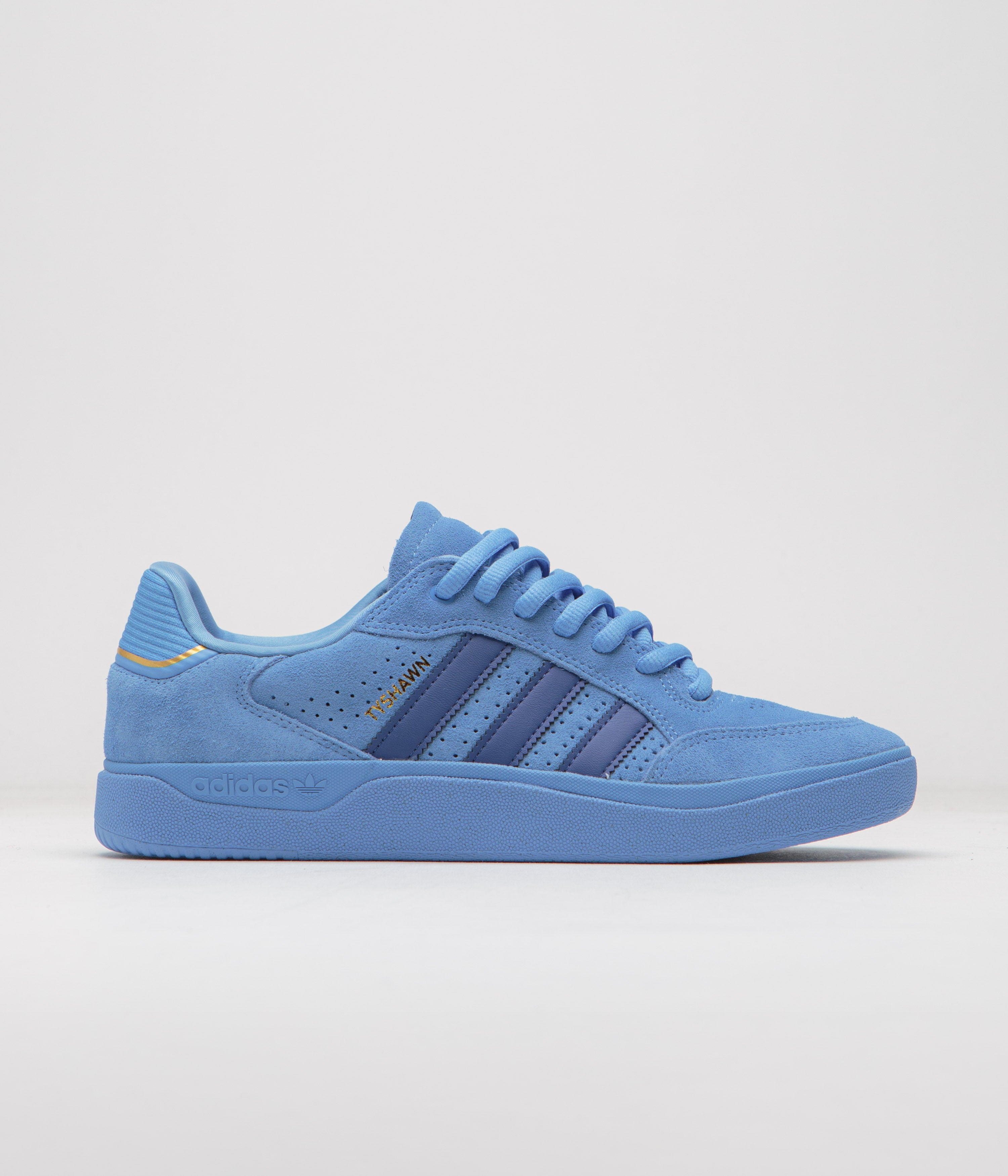 Adidas Tyshawn Low Sneakers - Blue Burst/Team Royal Blue/Bluebird - Men's Casual Basketball Shoes for Streetwear & Gym Workouts
