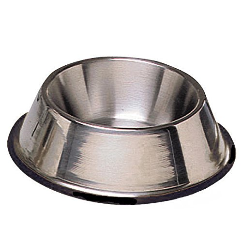 Heavy Duty No-Tip Dog Bowl - 8oz Mirror Finish for Pets at Home