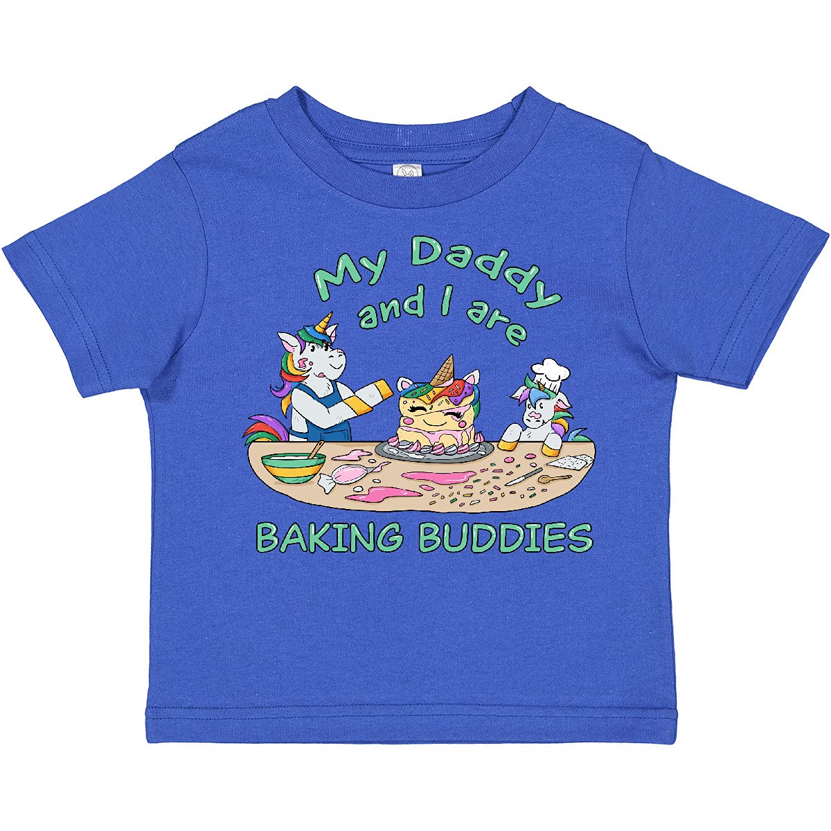 My Daddy and I are Baking Buddies Toddler T-Shirt - Cute Father & Child Matching Baking Outfit for Family Cooking Activities
