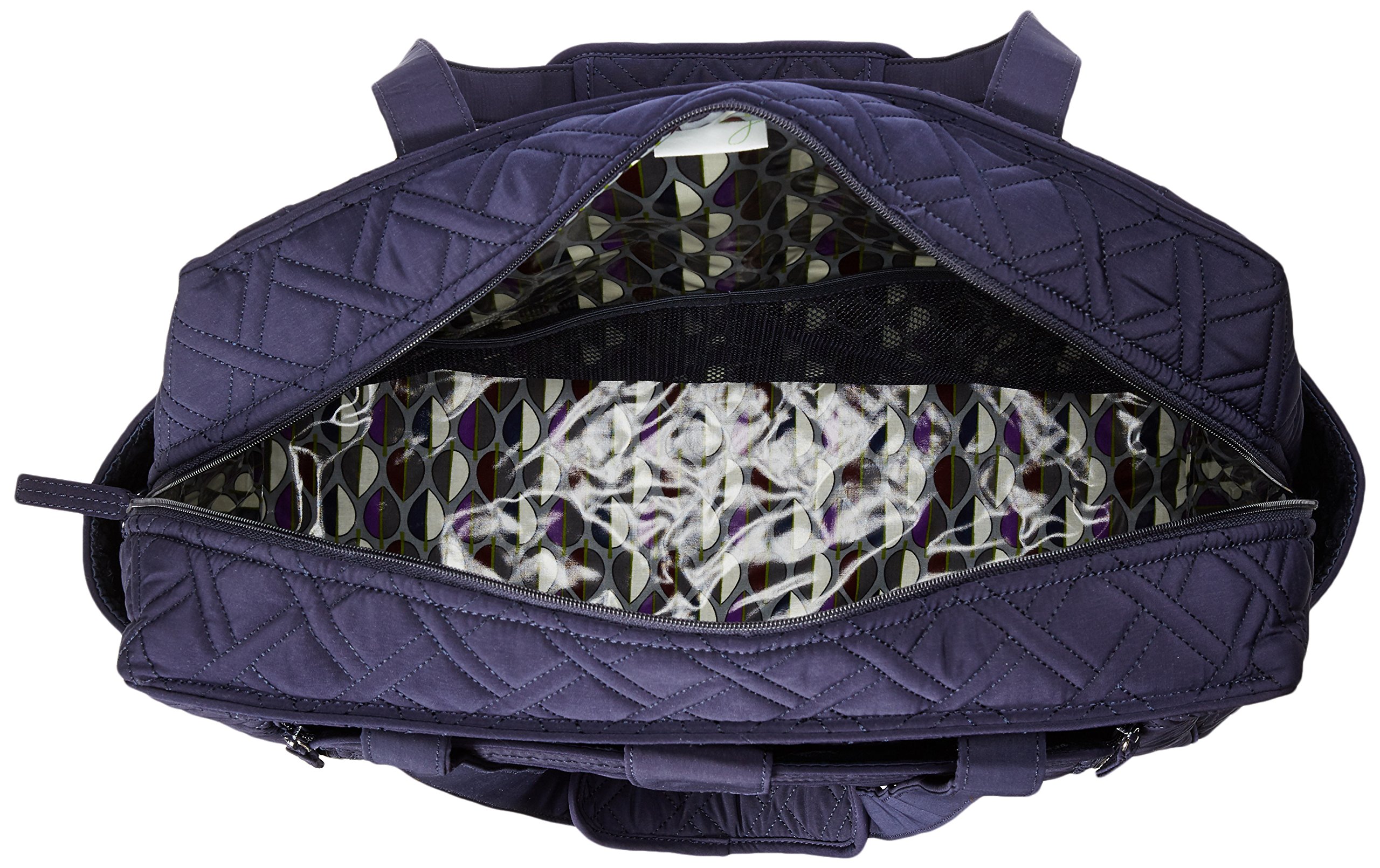 Vera Bradley Women's Large Polyester Baby Diaper Bag - Stylish & Spacious Tote for Moms, Perfect for Travel, Shopping & Everyday Use