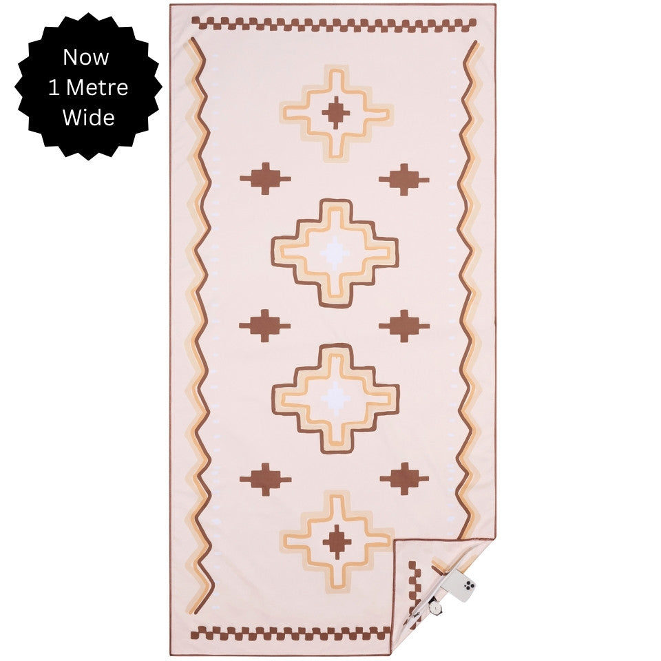 Premium Casablanca Extra Large Sand-Free Beach Towel - Quick Dry, Ultra Absorbent, Lightweight - Perfect for Pool, Beach, Travel, and Yoga