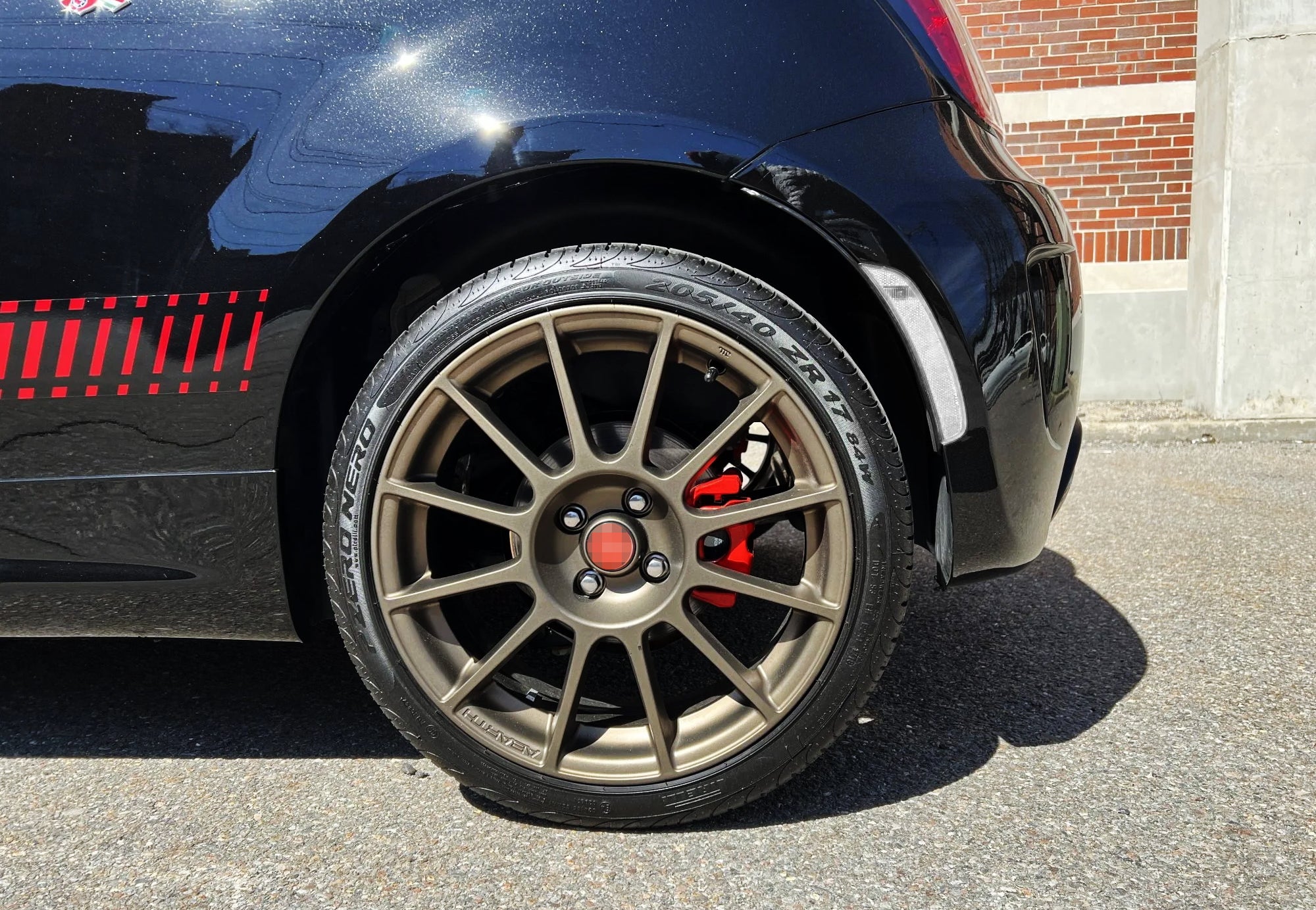 Clear Front & Rear Wheel Arch Side Marker Lights Compatible with 2012-2019 Fiat 500 Abarth/GQ - Enhanced Visibility & Safety for Night Driving & Custom Car Styling