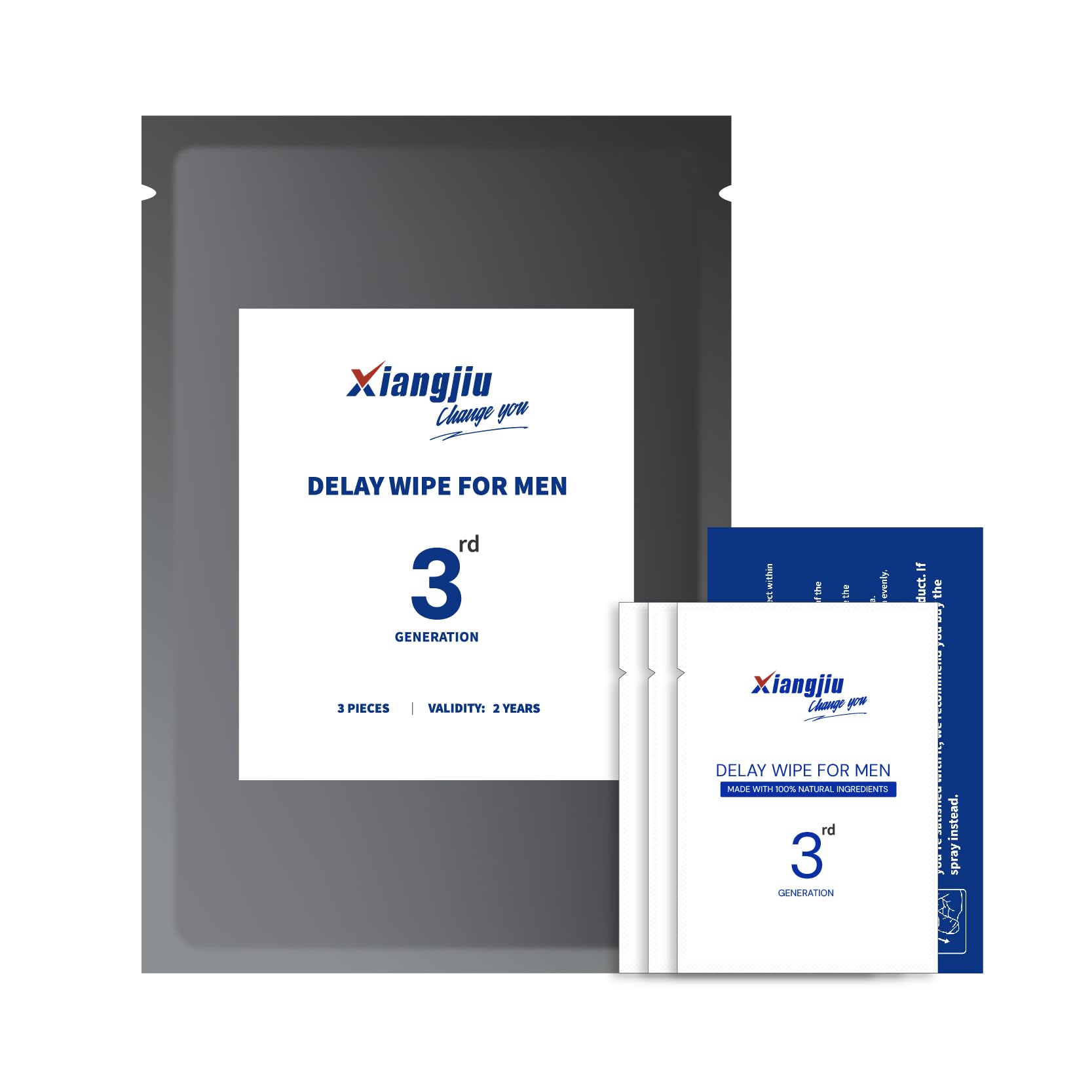 Delay Wipes for Men - 3rd Generation Climax Control Wipes (3 Pack) | Extend Intimacy & Enhance Performance | Perfect for Couples & Spontaneous Moments