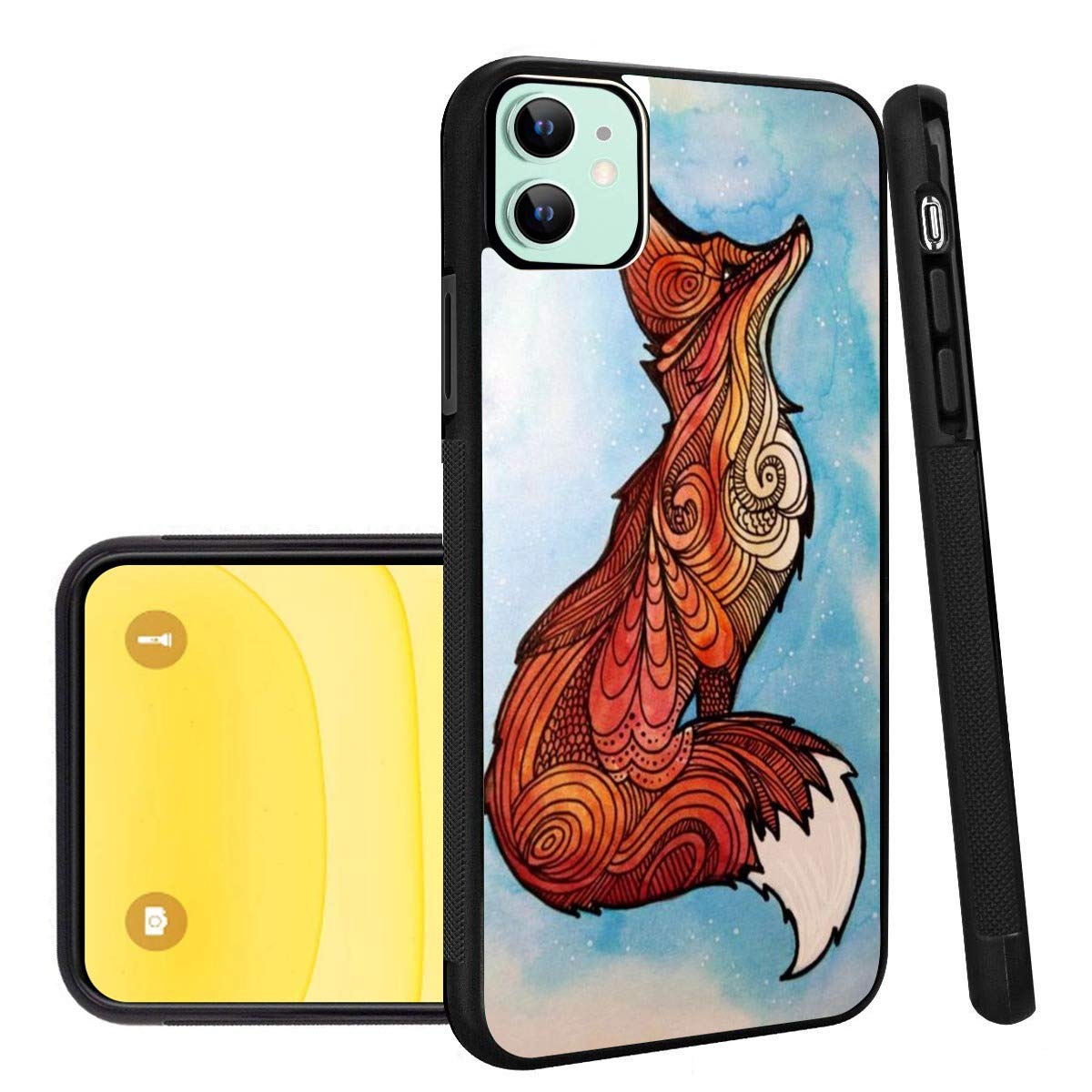 **Fox iPhone 11 Case - Shockproof & Non-Slip TPU Protective Cover - Soft & Durable Design - Perfect for Everyday Use & Outdoor Activities**
