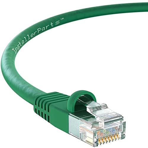 40 Pack CAT5E Ethernet Cable UTP Booted 35 FT Green - Professional Series 1Gigabit/Sec Network Cable 350MHz - High Speed Internet & LAN Connection for Home Office, Gaming & Streaming