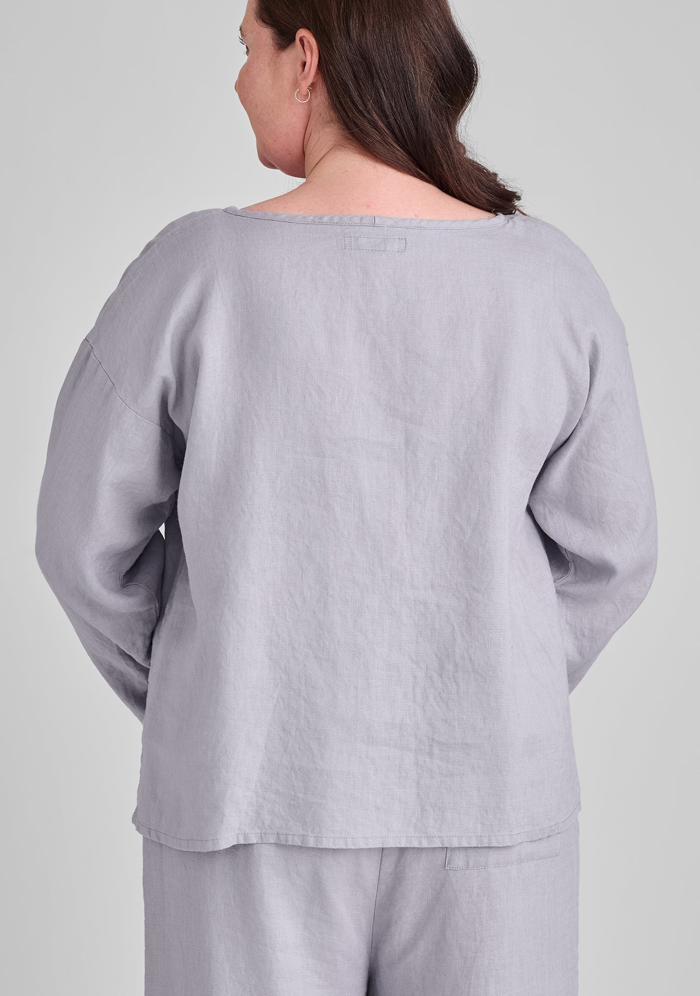 Easy Tee Long Sleeve Linen Shirt for Men & Women - Breathable Comfortable Casual Button Down Top for Spring Summer Fall - Perfect for Office, Travel & Outdoor Activities