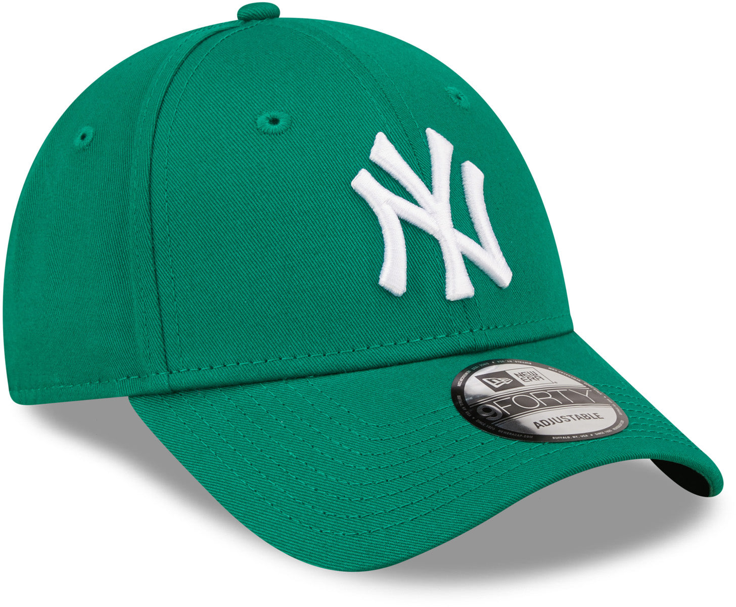 New York Yankees Kelly Green Baseball Cap for Women - New Era 9Forty Essential Adjustable Snapback Hat - Perfect for Baseball Games, Sports Events & Casual Outfits