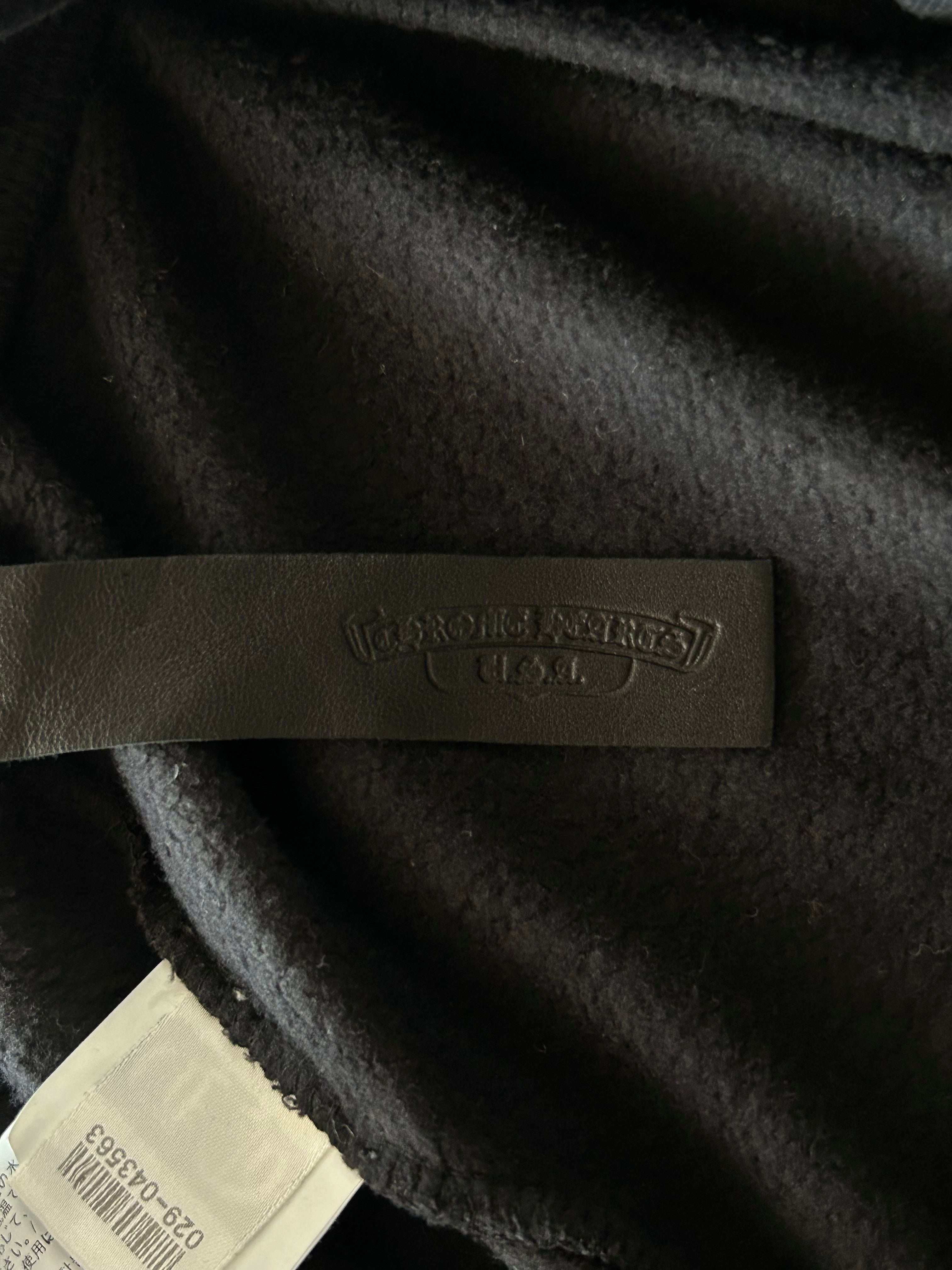 Chrome Hearts Black & White Embroidered Sweatpants for Men & Women | Luxury Streetwear | Perfect for Casual Outfits & Gym Wear