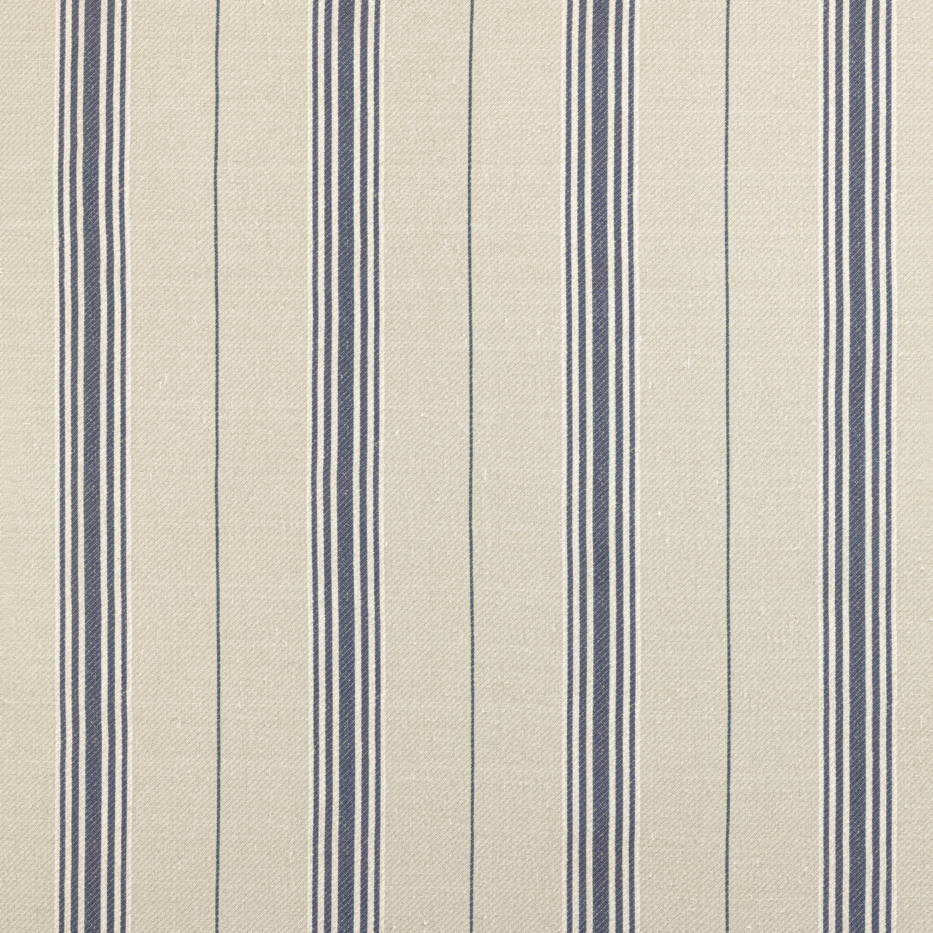Vallon Stripe Linen Indigo Tablecloth - Premium Cotton Blend for Dining Room, Kitchen, and Outdoor Picnic Decor