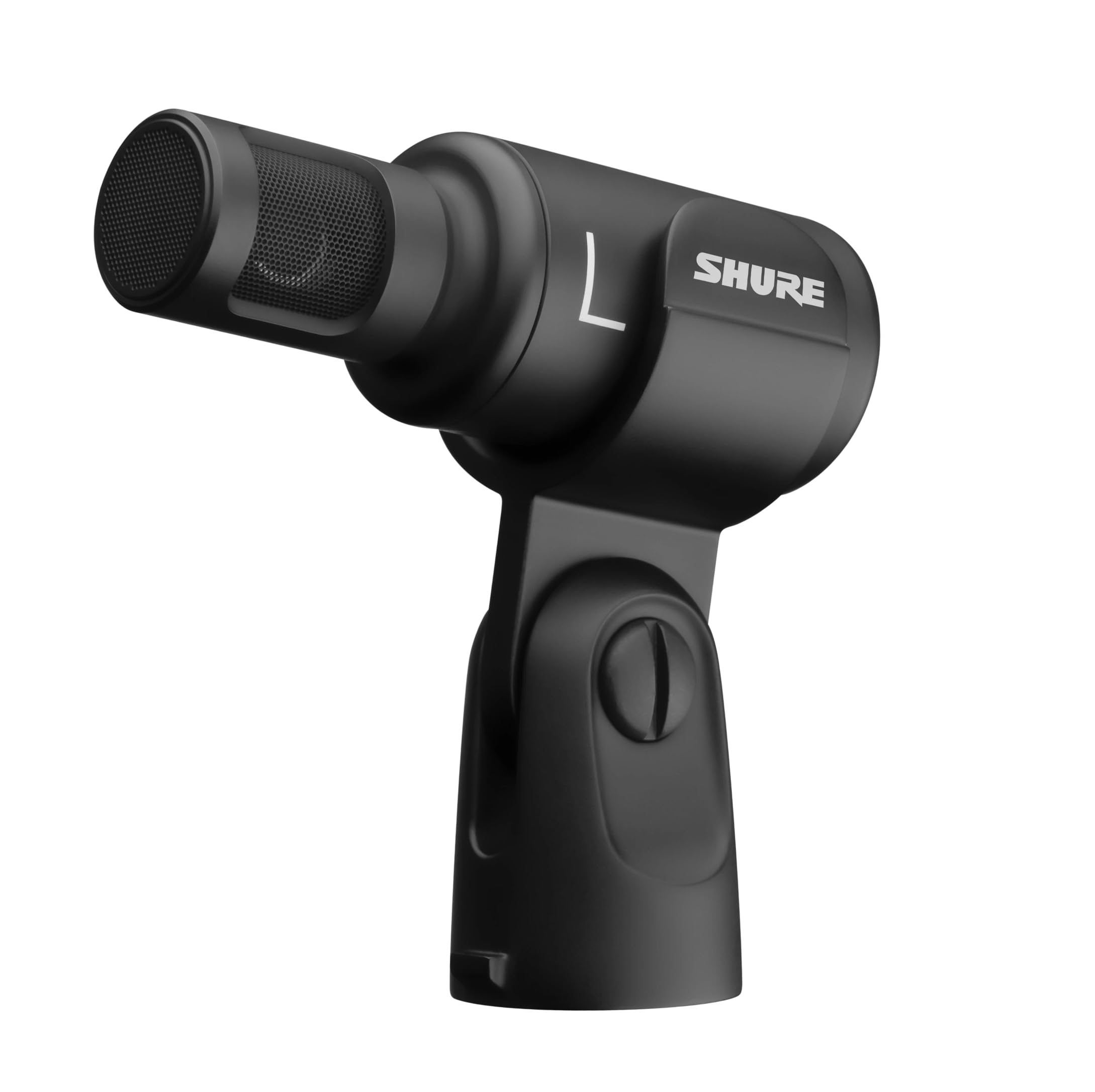 Shure MV88+ Stereo USB Condenser Microphone for Streaming, Recording Vocals & Instruments - Compatible with Mac & Windows, Real-Time Headphone Monitoring, Portable Design - Perfect for Podcasting, Gaming, Music Production & Travel (Black)