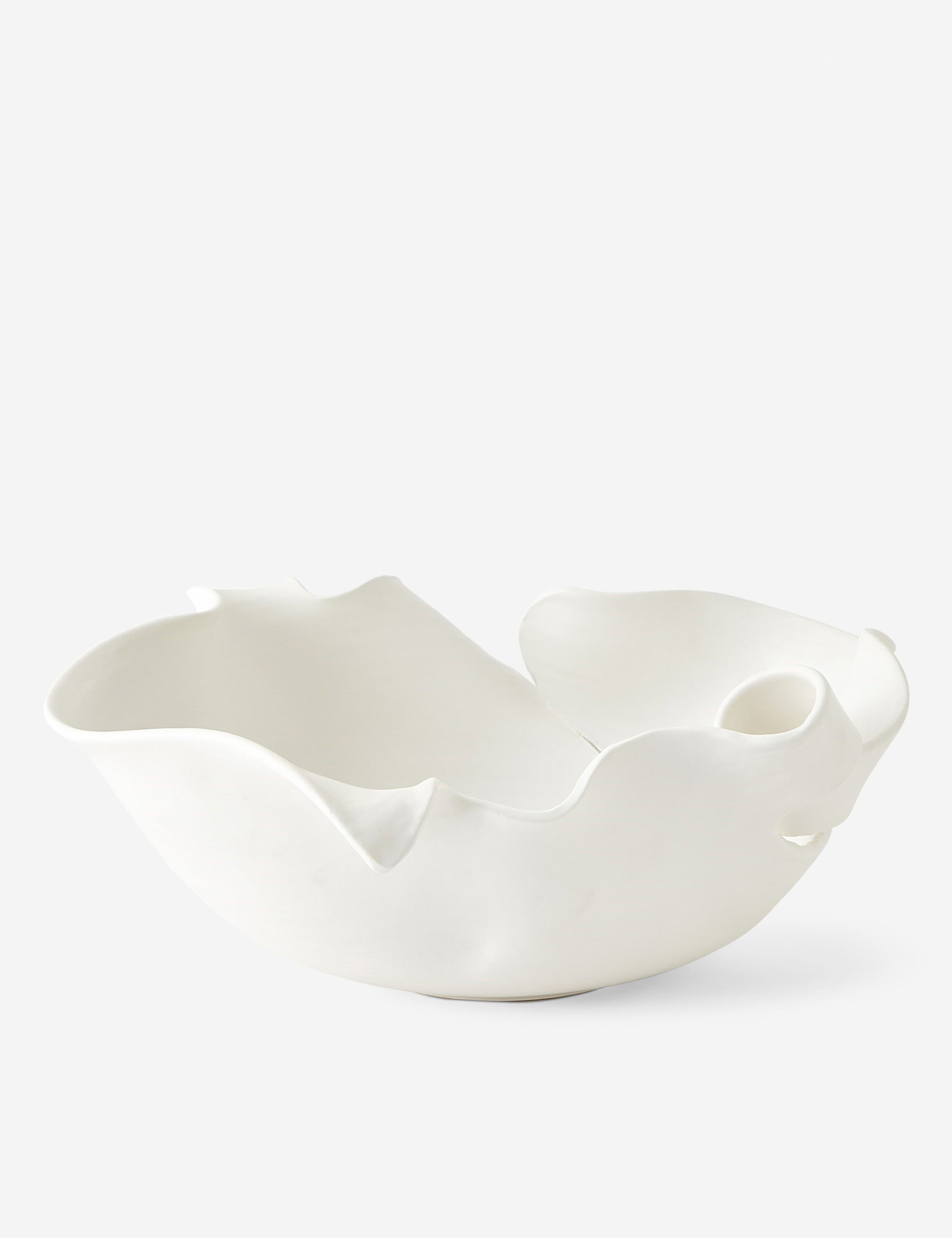 Charlotte Bowl by Ashley Childers - Handcrafted Ceramic Serving Bowl for Salads, Pasta & Fruit - Perfect for Dining, Entertaining & Home Decor