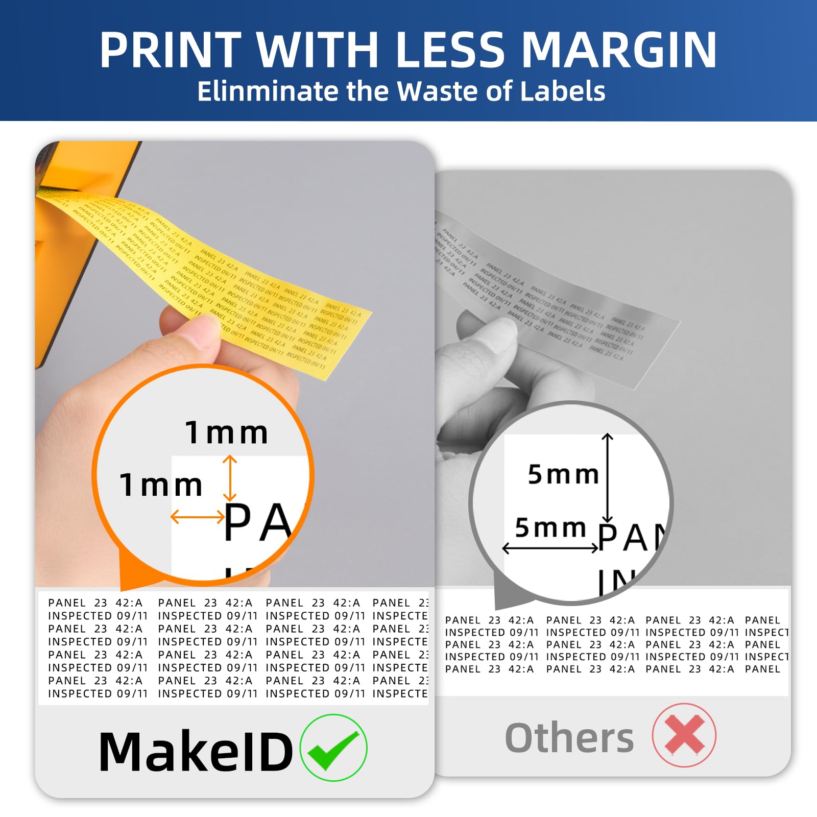 Makeid P31 Industrial Label Maker - Heavy-Duty Labeling Machine with 0.71