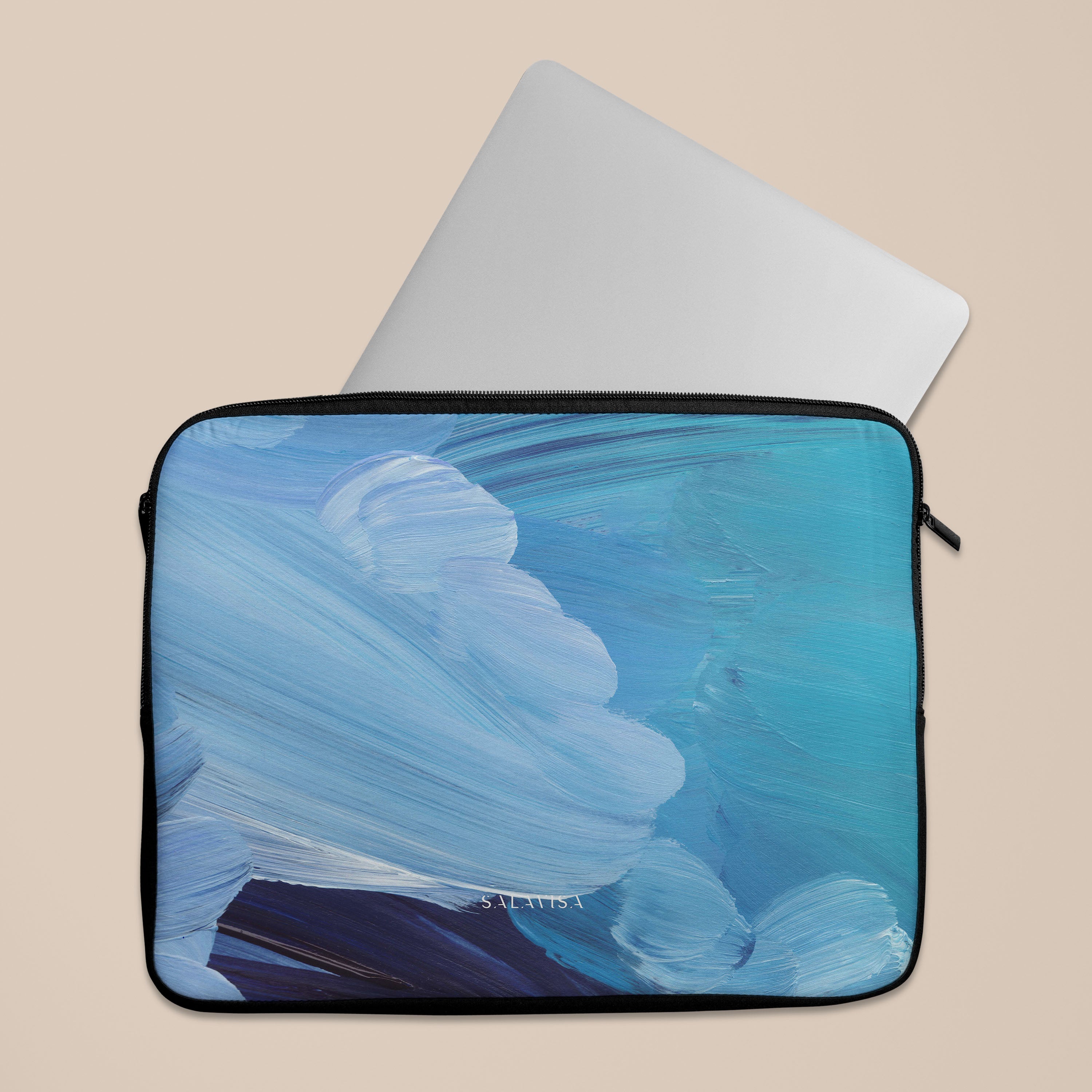 Premium Winter Canvas Laptop Sleeve - 13-15 Inch Protective Case for MacBook & Notebooks - Water-Resistant & Durable - Perfect for Office, School & Travel