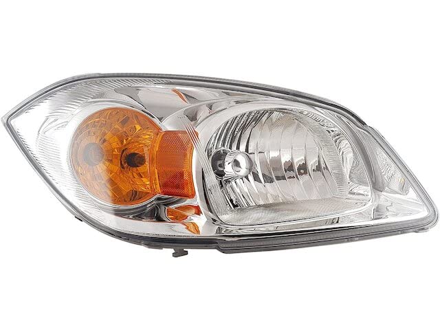 Right Passenger Side Headlight Assembly for 2005-2010 Chevy Cobalt - Replacement Headlamp with OEM Fit - Perfect for Night Driving & Foggy Conditions