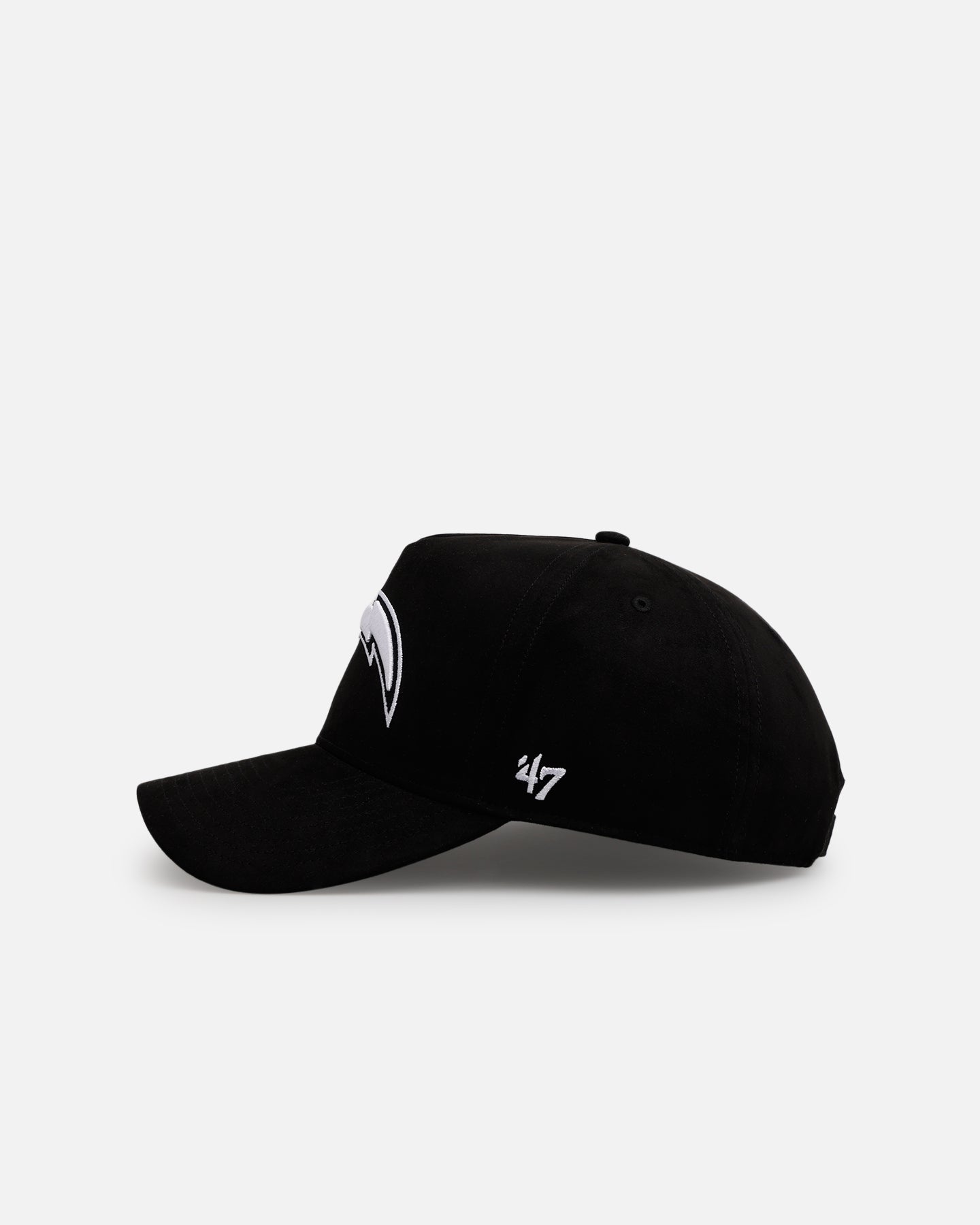 Los Angeles Chargers 'Ultrasuede' 47 MVP Strapback Hat - Black & White Adjustable Snapback for NFL Fans & Game Day Outfits