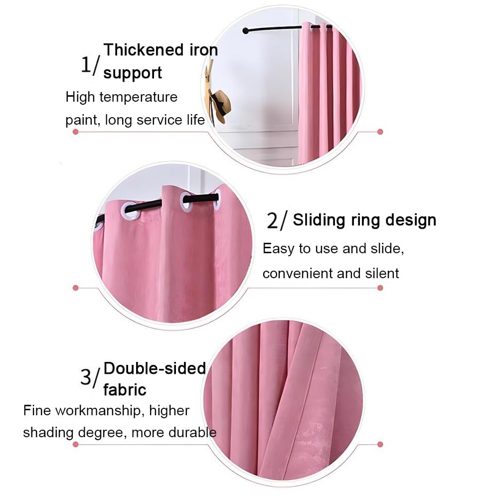 Portable Dressing Room with Shading Curtain & Hanging Rod - 90cm/35.4in Wall Mounted Changing Room for Privacy Protection, Clothing Store Fitting Room, Room Divider (Green) - Perfect for Home, Retail Stores, and Event Spaces