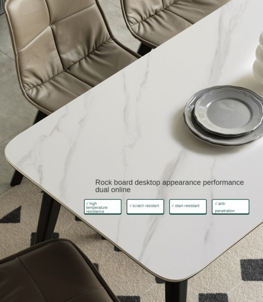 Solid Oak Wood Luxury Dining Table - Elegant & Durable for Formal Dining Rooms, Kitchens, and Entertaining Spaces
