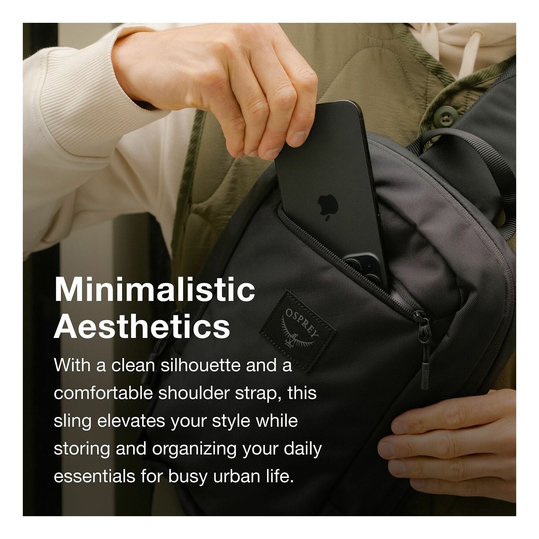 Aeode Sling Bag for Women & Men - Lightweight Crossbody Shoulder Bag - Perfect for Travel, Hiking, and Everyday Use