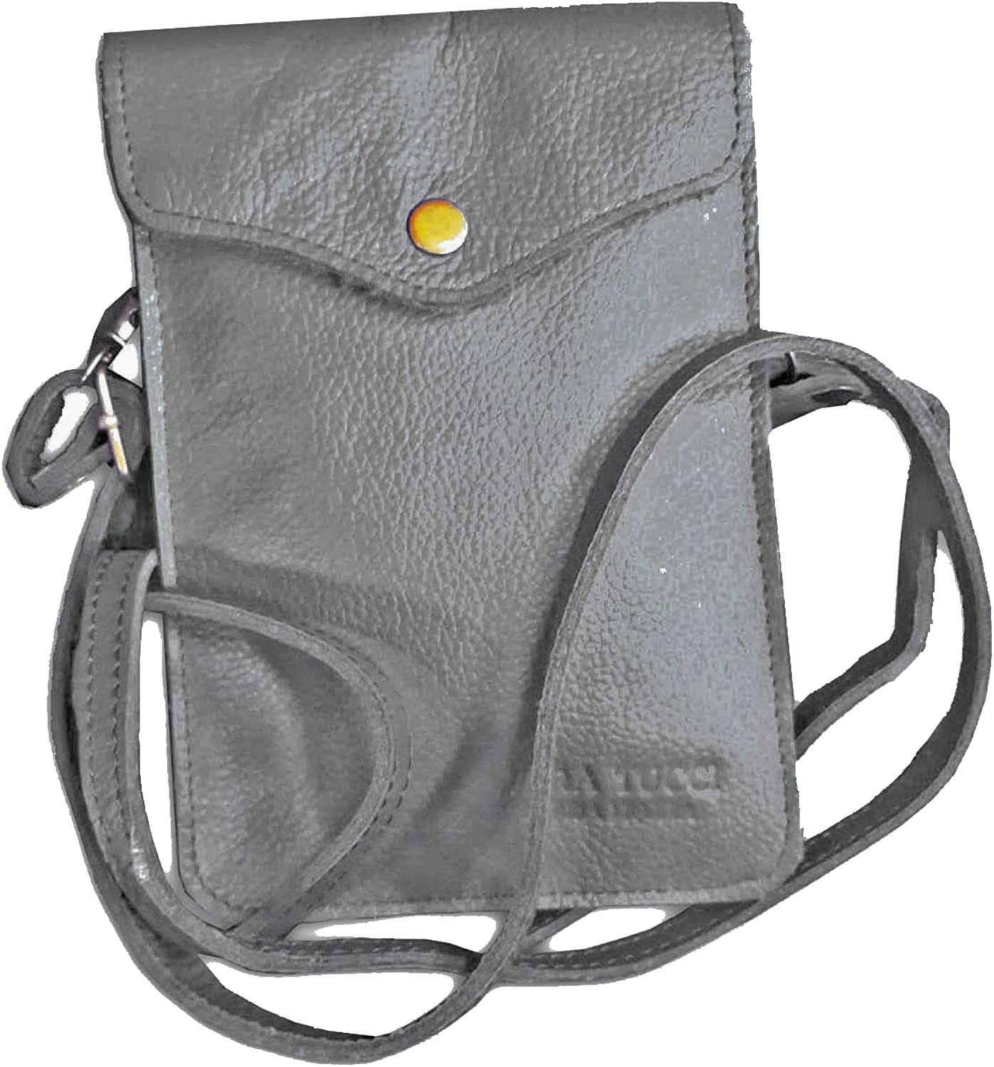 Vera Tucci Rita Cross Body Small Leather Pouch Bag for Women - Stylish Black Phone Purse & Designer Handbag Accessory | Perfect for Everyday Use, Travel & Evening Out