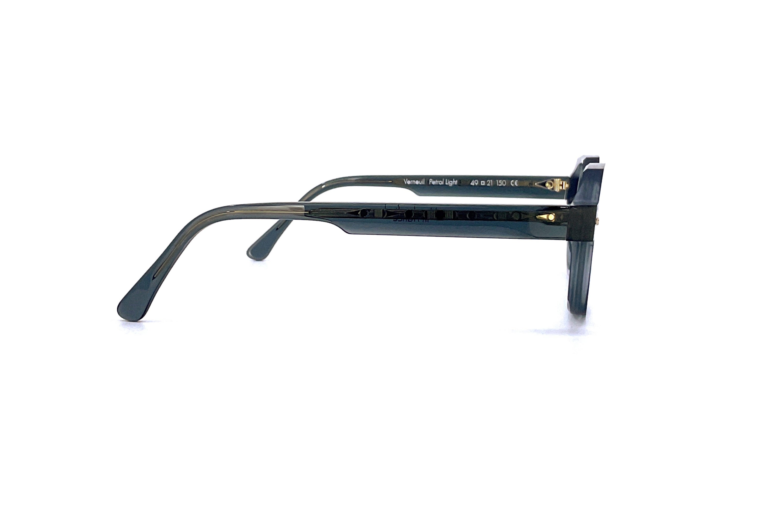 Ahlem Verneuil Sunglasses (Petrol Light) - Polarized UV Protection for Men & Women - Perfect for Driving, Beach & Outdoor Activities