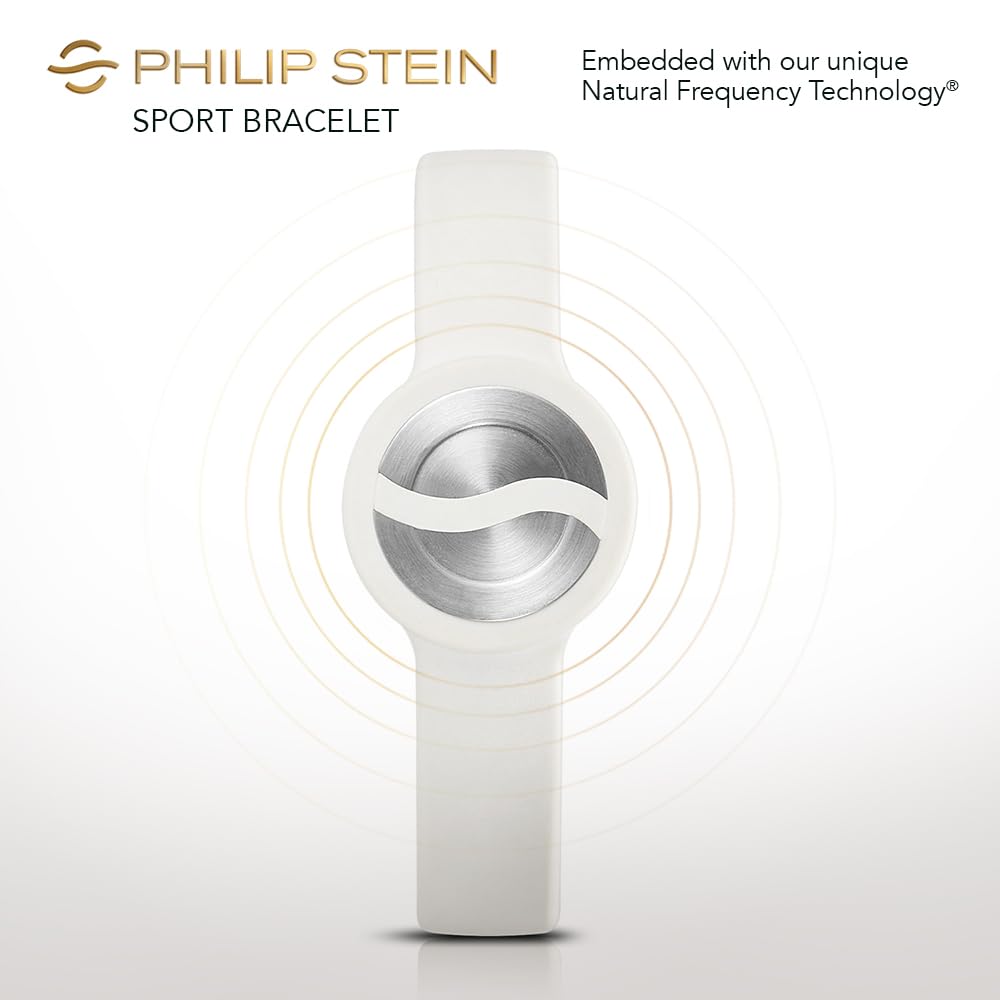 Philip Stein Sports Bracelet - Durable Rubber Fitness Band with Natural Frequency Technology for Enhanced Performance, Energy Boost & Recovery - Ideal for Running, Gym Workouts & Active Lifestyle