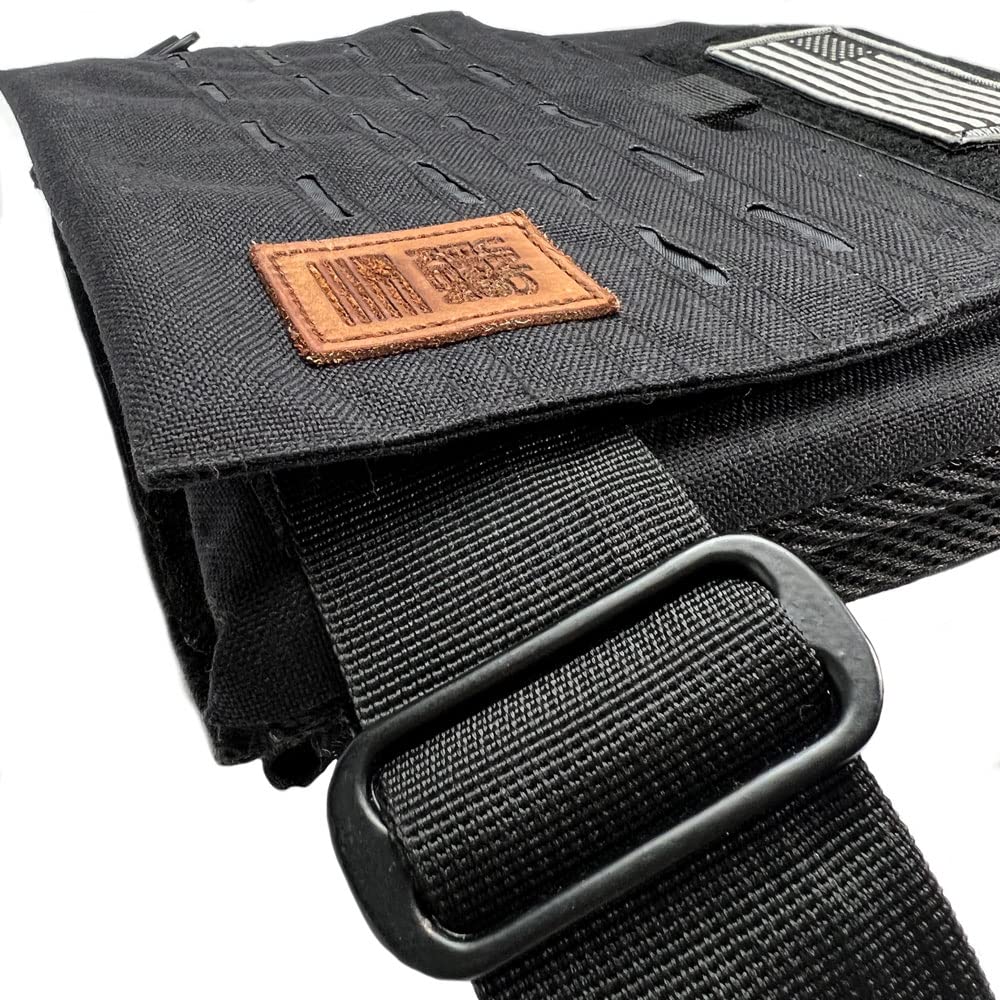 Adjustable Weighted Vest for Running & Workouts - 15lb Sand Plates Included | Heavy-Duty Fitness Vest for Cross Training, HIIT & Strength Training | Perfect for Outdoor Running, Gym Workouts & Functional Training (Green)