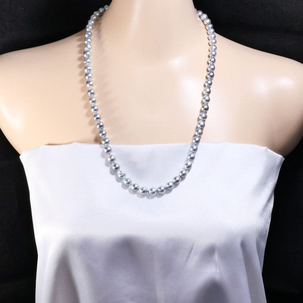 18K White Gold Pearl Necklace for Women - Elegant Bridal Jewelry & Wedding Gift - Perfect for Anniversary, Valentine's Day & Special Occasions